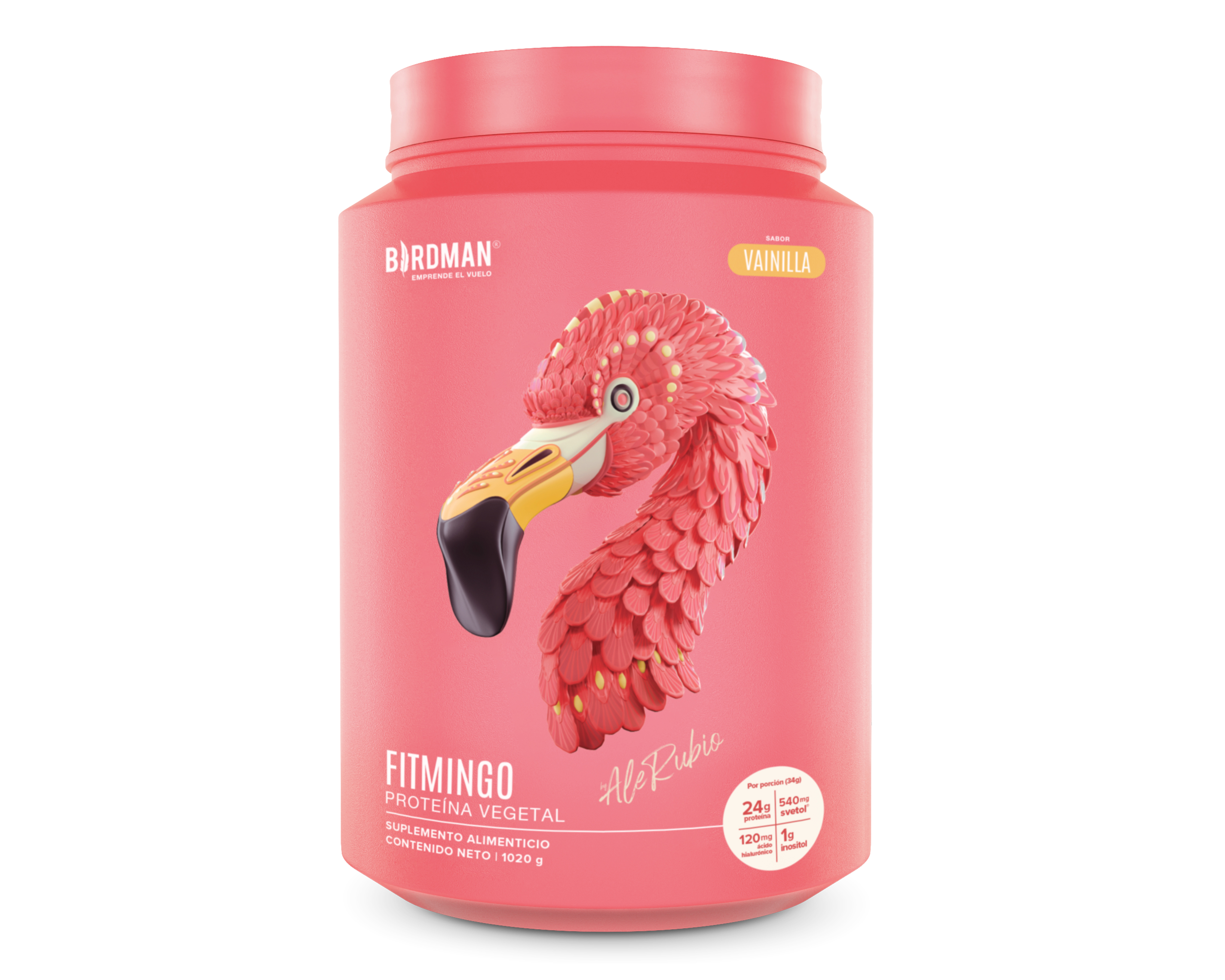 Foto 1 | Foto 1 | Proteína Vegetal Birdman Fitmingo Sabor Vainilla 1.02 kg
