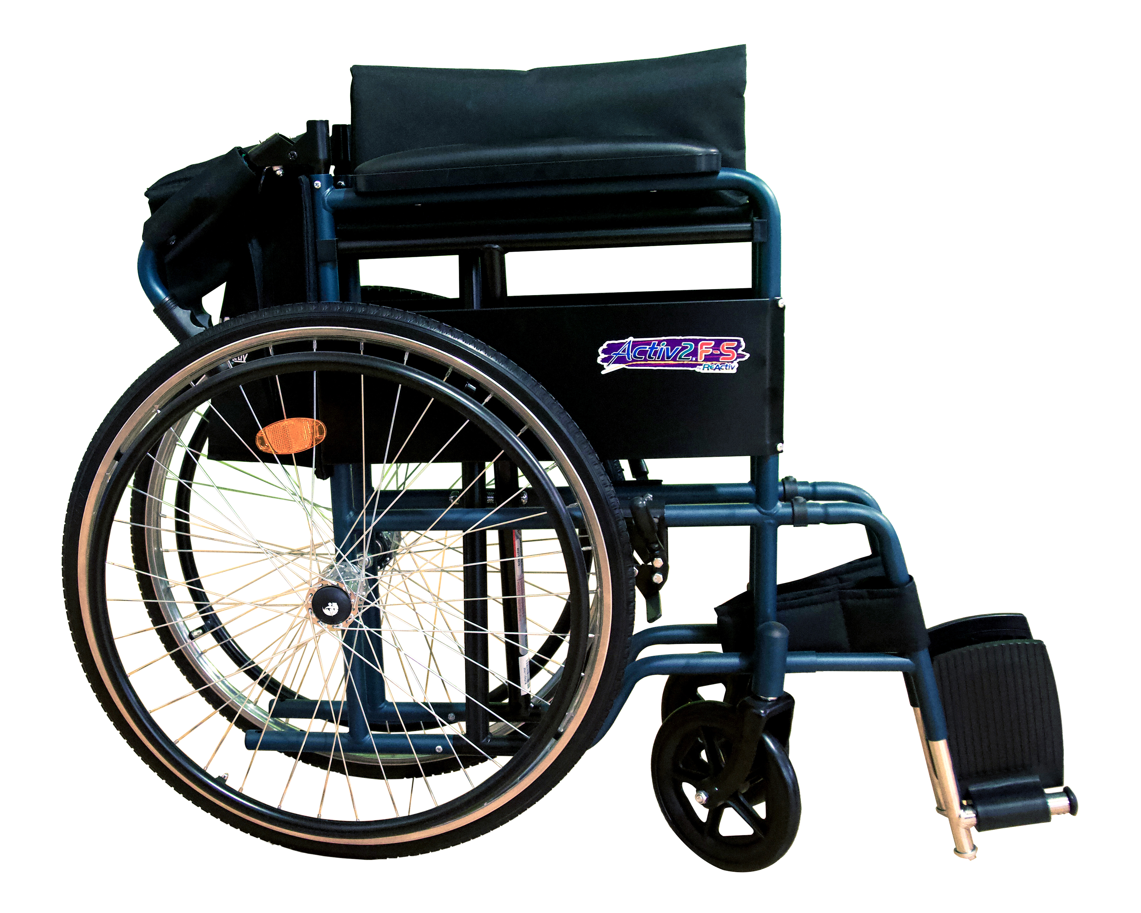 Foto 4 pulgar | Foto 3 | Silla de Ruedas Reactiv Plegable con Descansapiés Desmontable