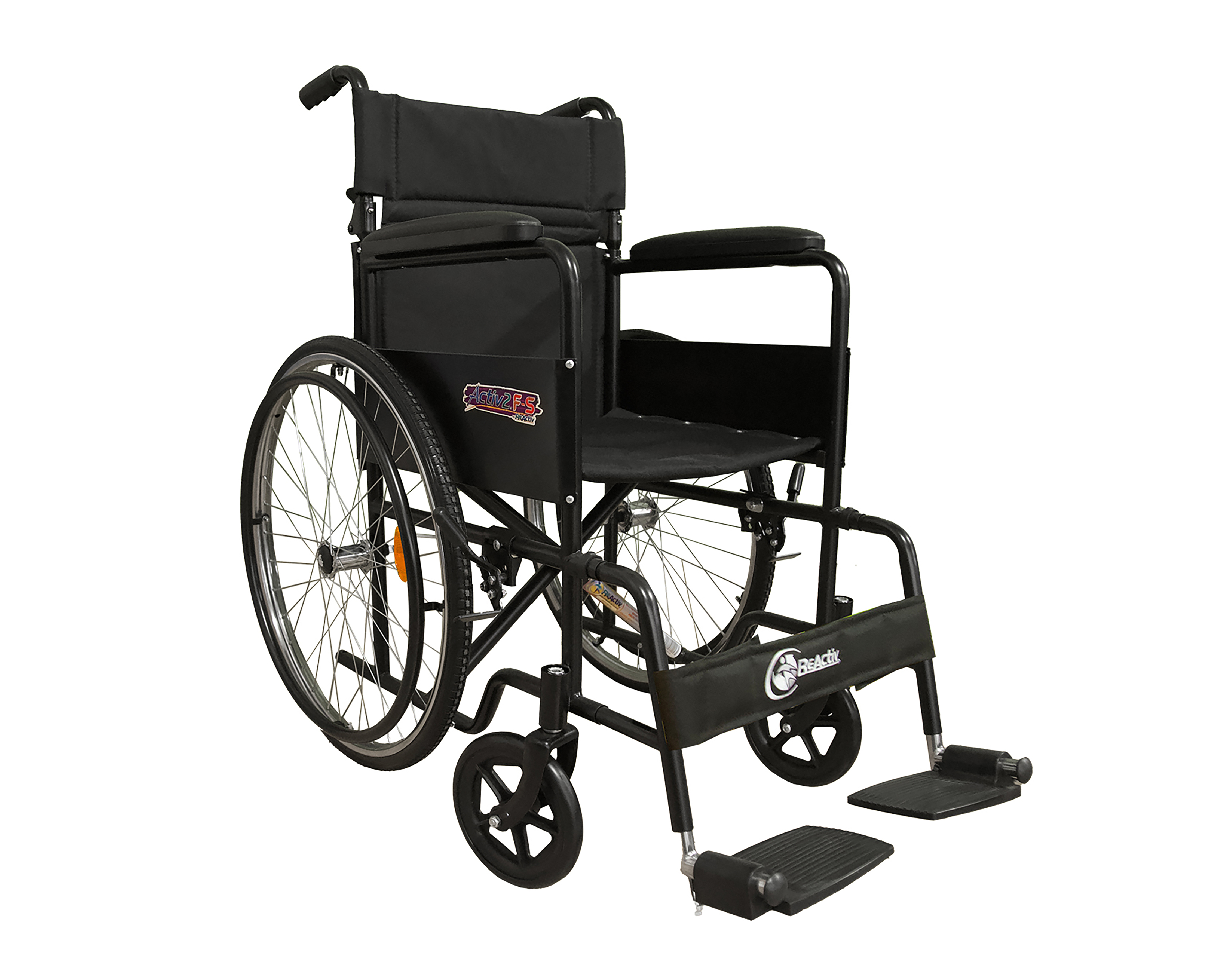 Foto 1 | Foto 1 | Silla de Ruedas Reactiv Plegable con Descansapiés Desmontable