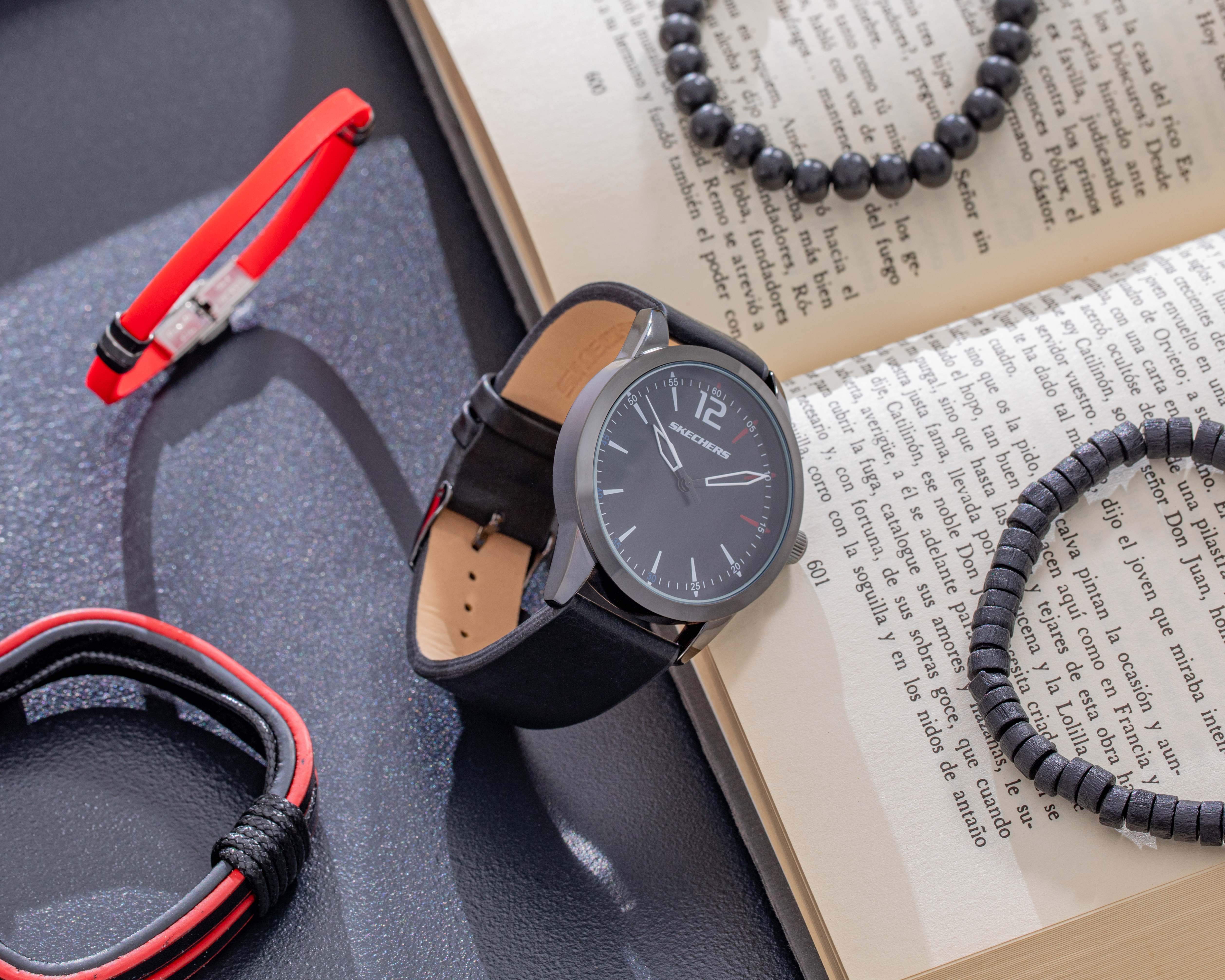 Foto 7 | Foto 7 | Reloj Skechers SR9066 con 4 Accesorios