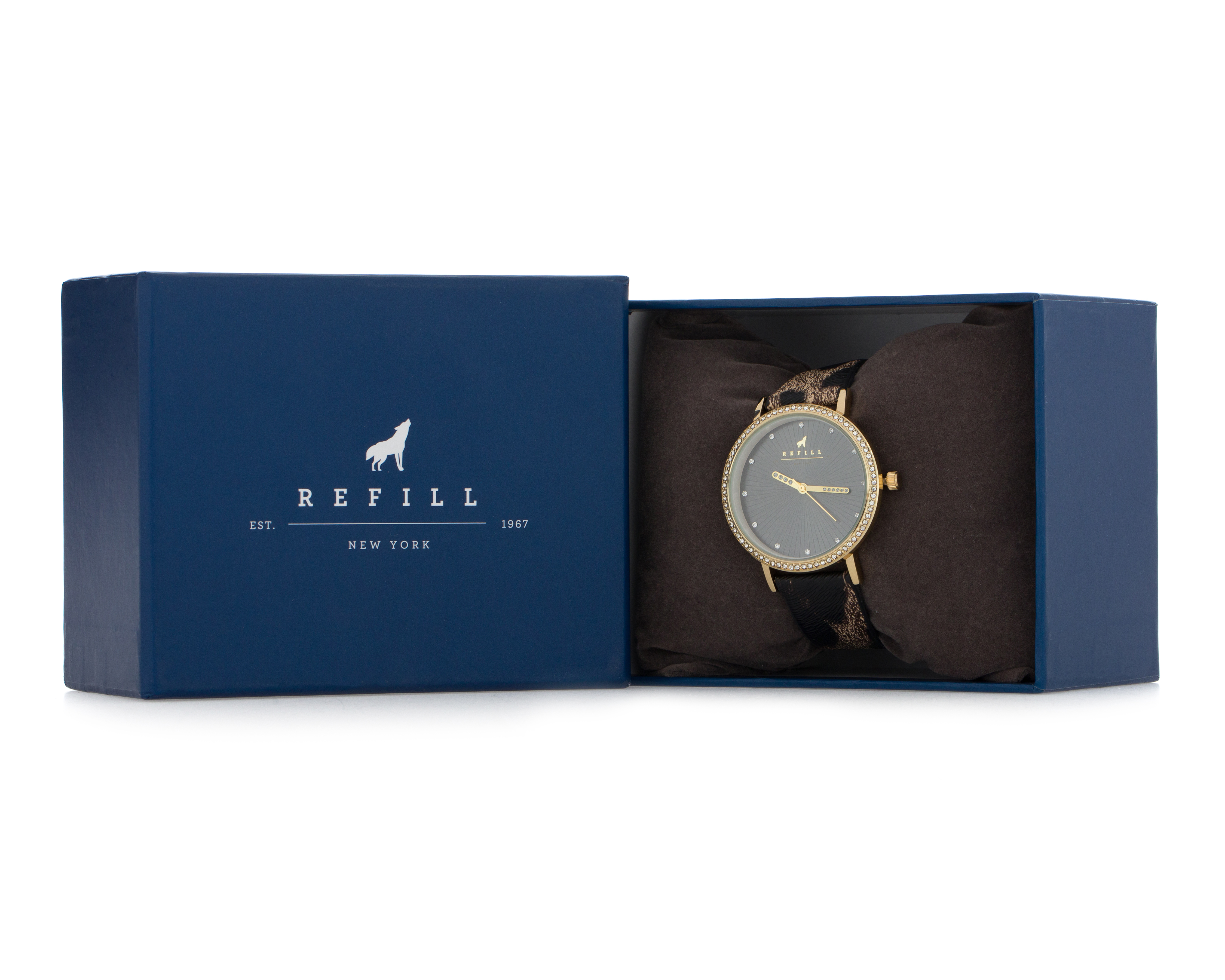 Foto 6 pulgar | Foto 5 | Reloj Refill para Mujer 14381G-42-G39 Café