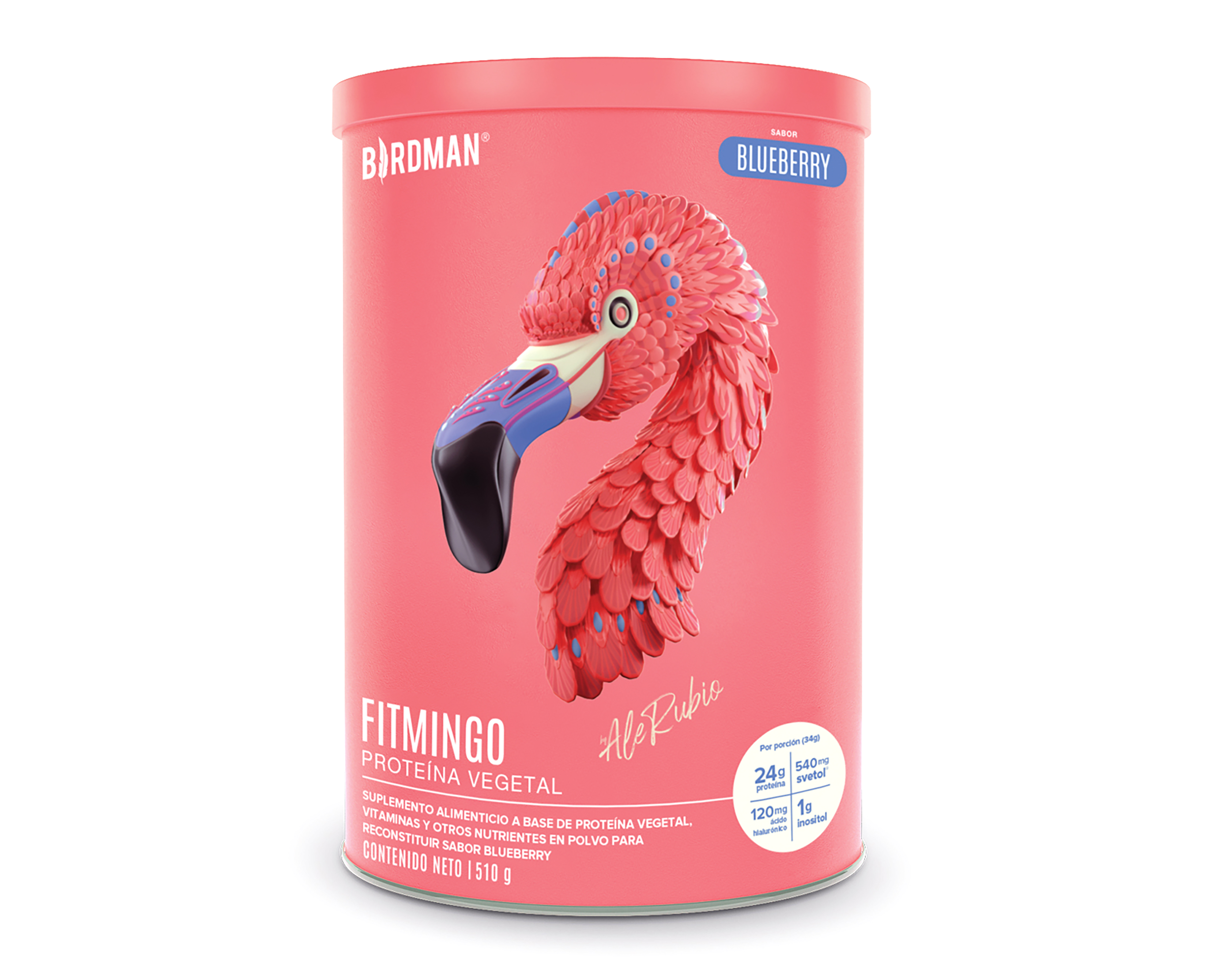 Foto 1 | Foto 1 | Proteína Vegetal Birdman Fitmingo Sabor Blueberry 510 g