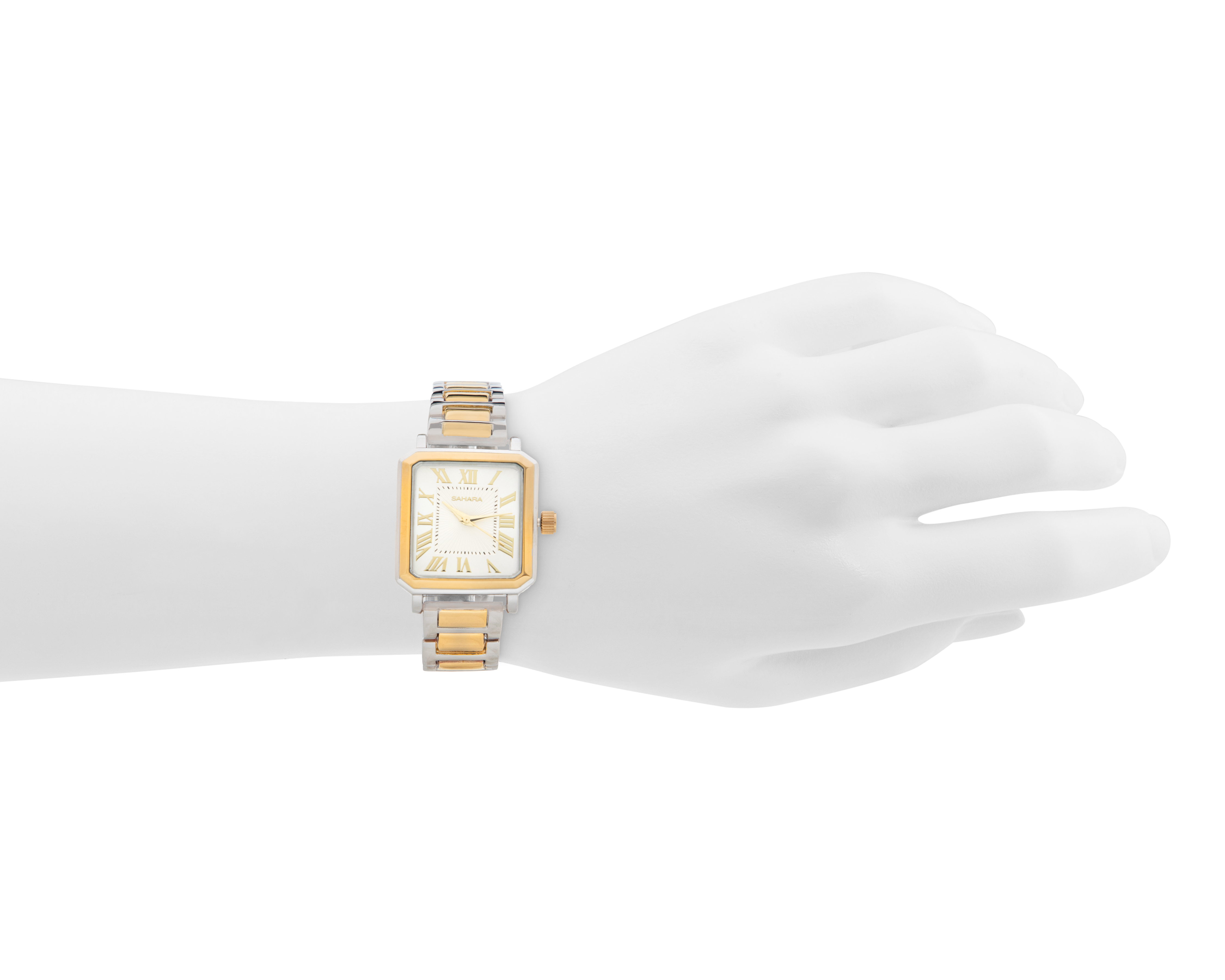 Foto 4 | Foto 4 | Reloj para Mujer Sahara SA001CA Dorado-Plateado