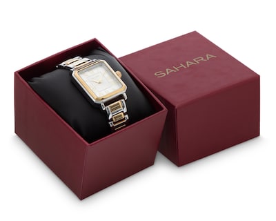 Foto 5 | Foto 5 | Reloj para Mujer Sahara SA001CA Dorado-Plateado
