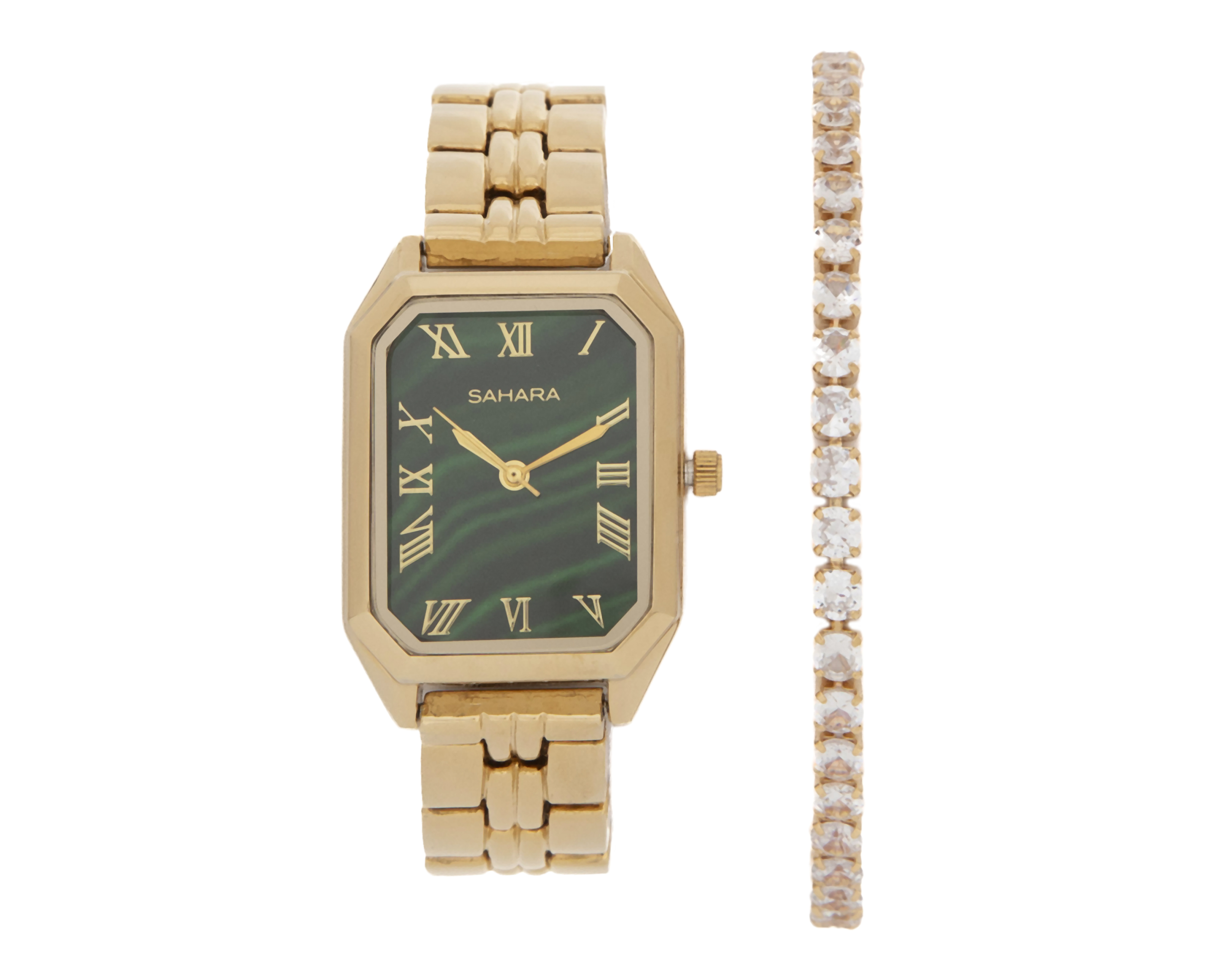 Reloj para Mujer Sahara Dorado P3772 con 1 Accesorio