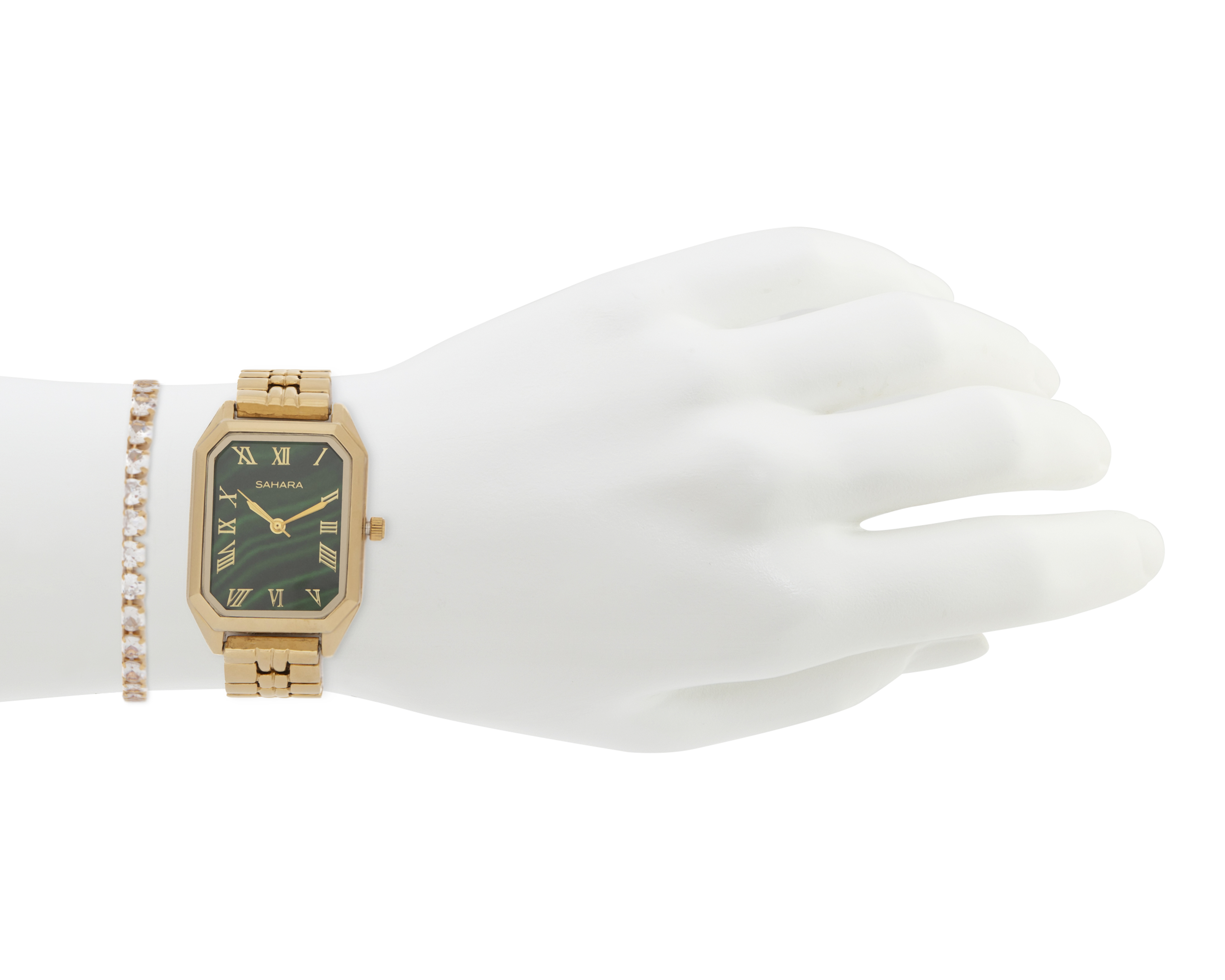 Foto 6 | Foto 6 | Reloj para Mujer Sahara Dorado P3772 con 1 Accesorio