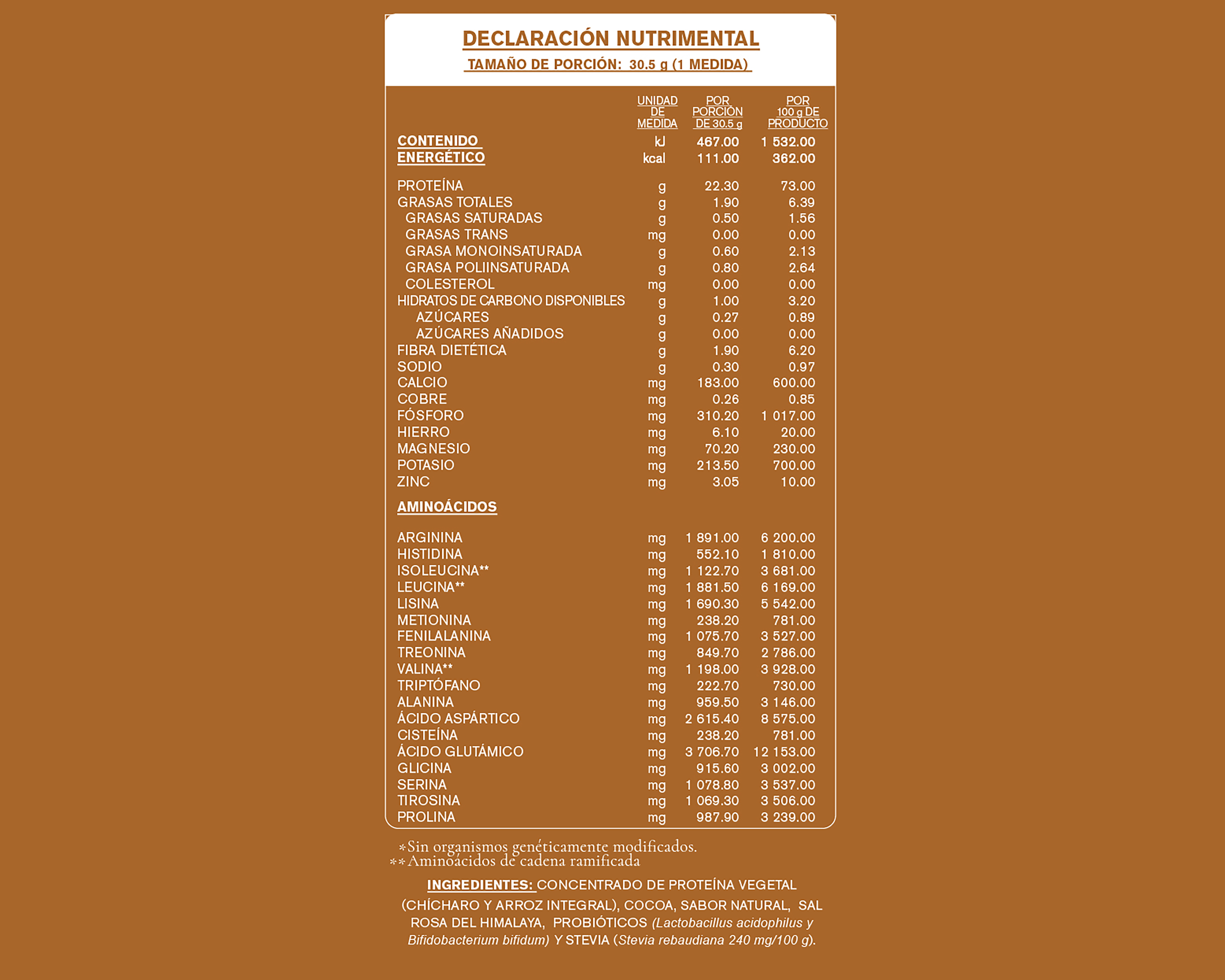 Foto 4 | Foto 4 | Proteína Vegetal Habits Sabor Cacao 488 g