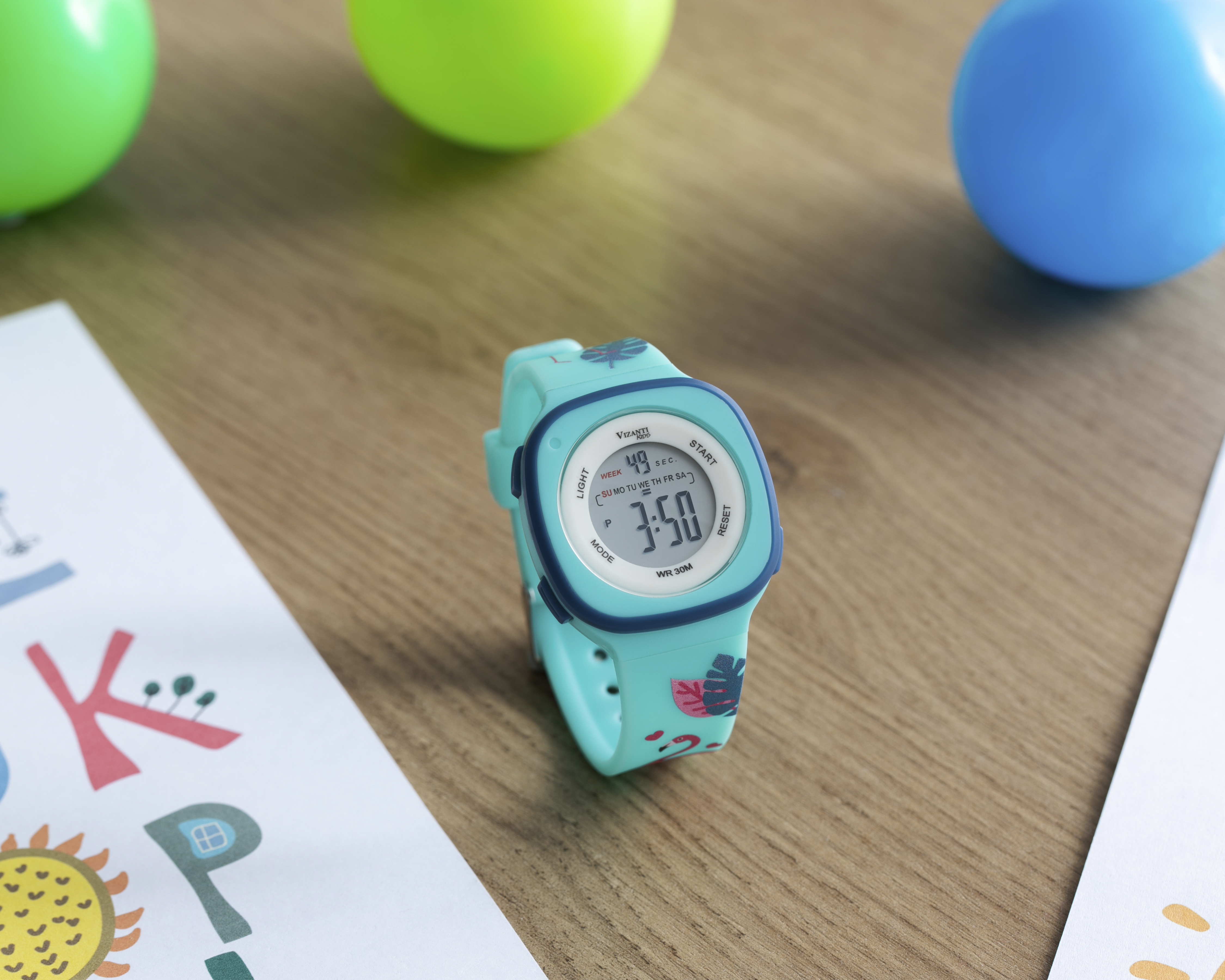 Foto 5 | Foto 5 | Reloj Infantil Vizanti Kids VK2207AFL Azul Turquesa