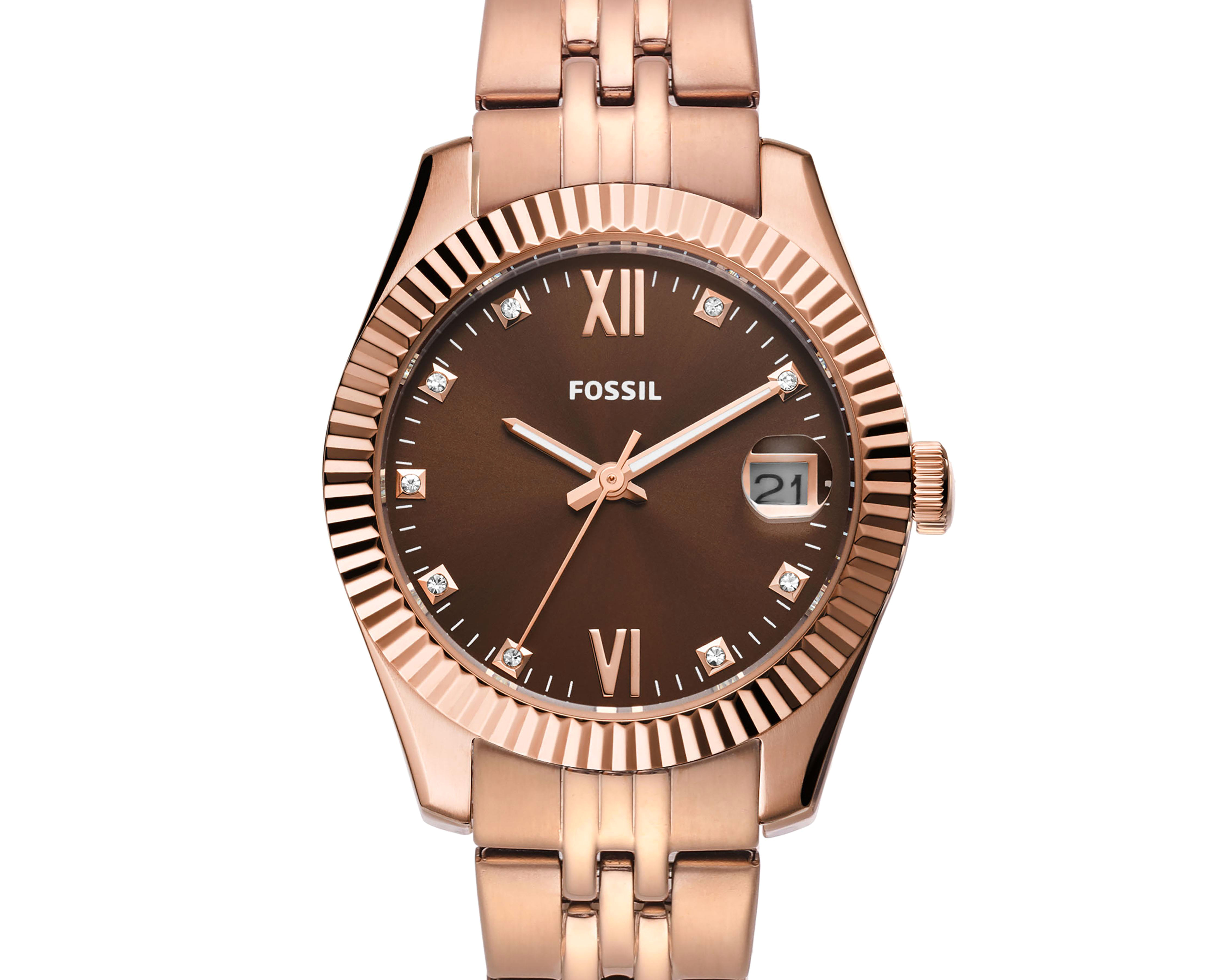 Foto 5 | Foto 5 | Reloj Fossil ES5324 Oro Rosa