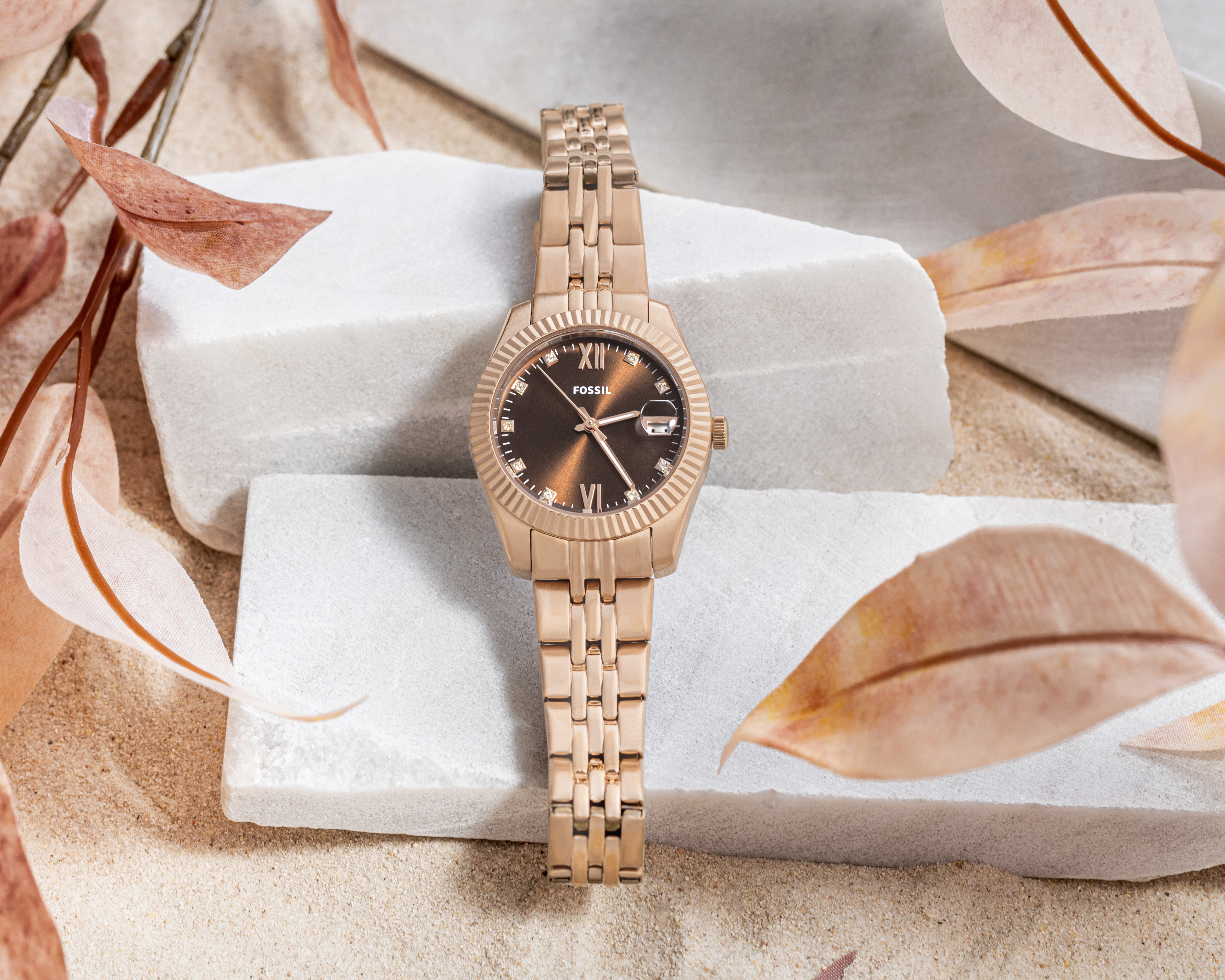 Foto 7 | Foto 7 | Reloj Fossil ES5324 Oro Rosa