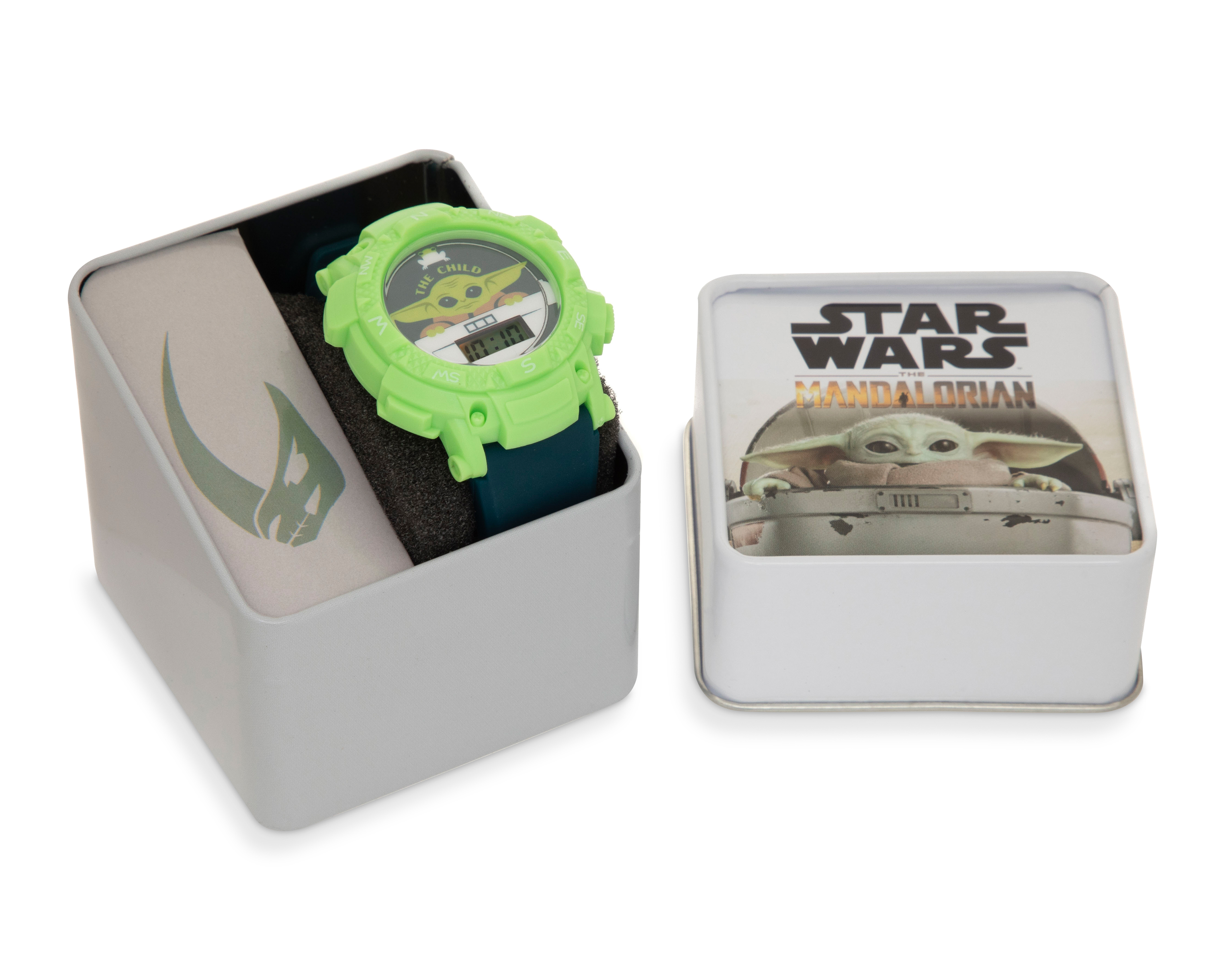 Foto 6 pulgar | Foto 5 | Reloj Infantil Star Wars Baby Yoda Verde