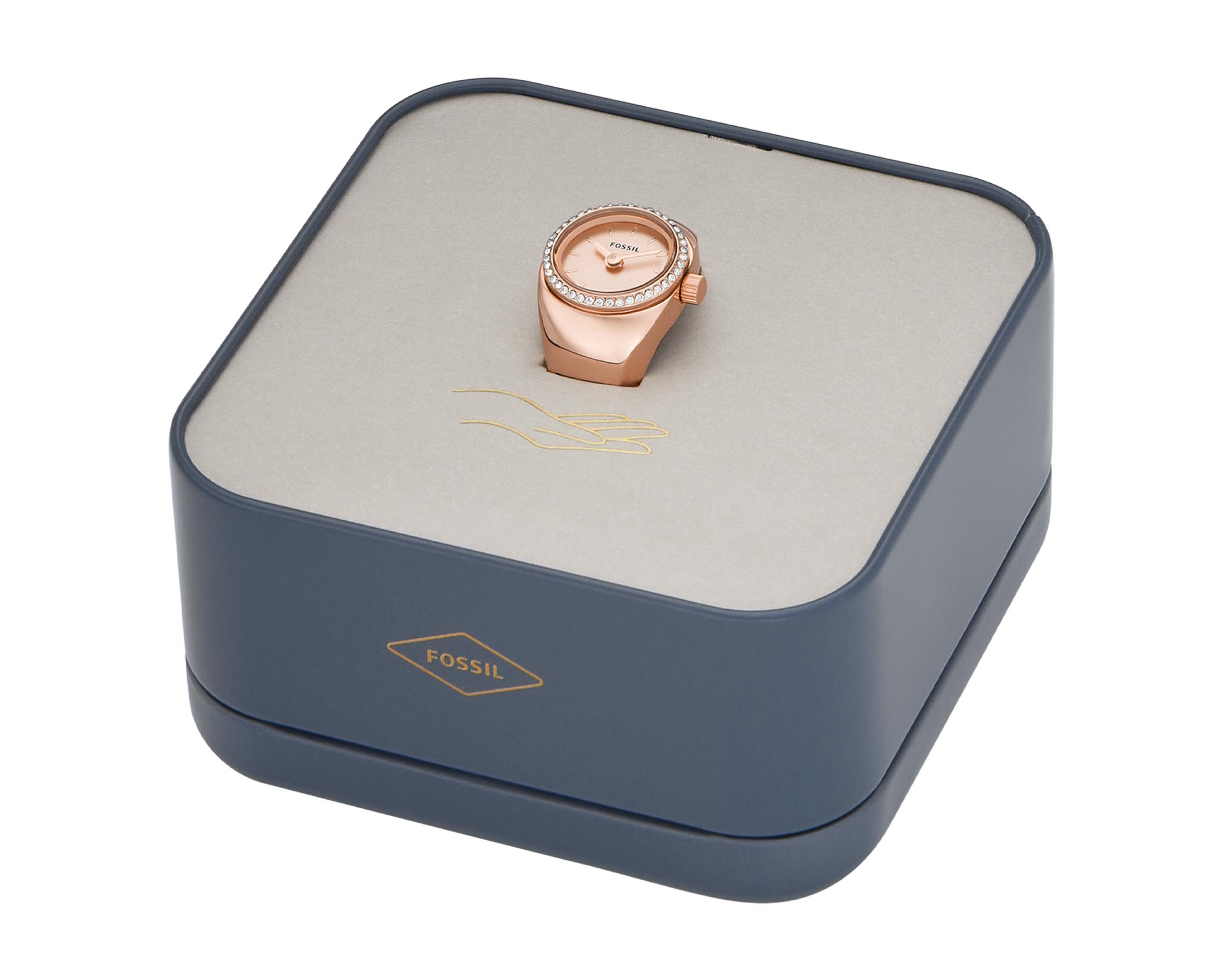 Foto 5 pulgar | Foto 4 | Reloj de Anillo Fossil ES5320 Oro Rosa