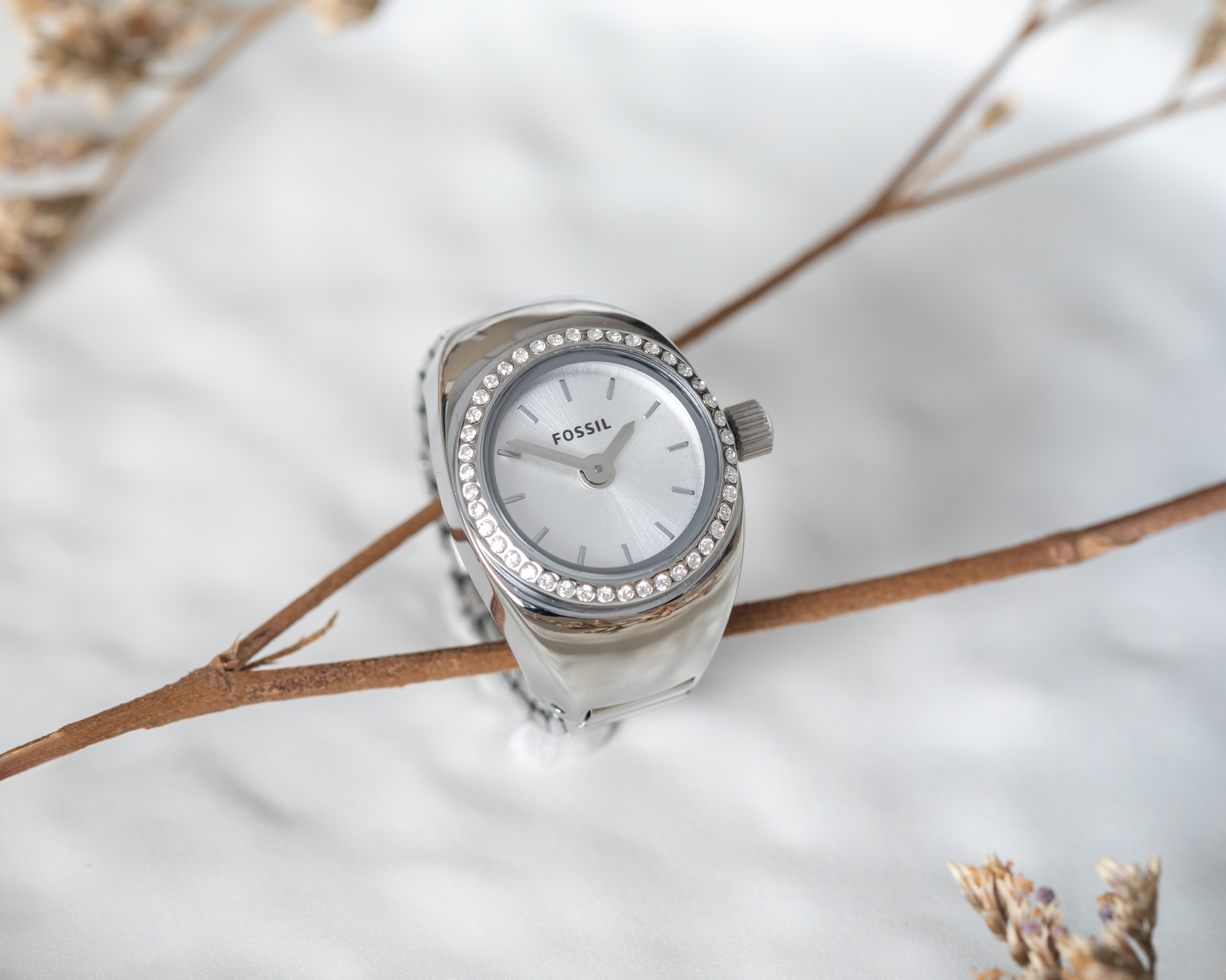 Foto 8 pulgar | Foto 7 | Reloj de Anillo Fossil ES5321 Plateado