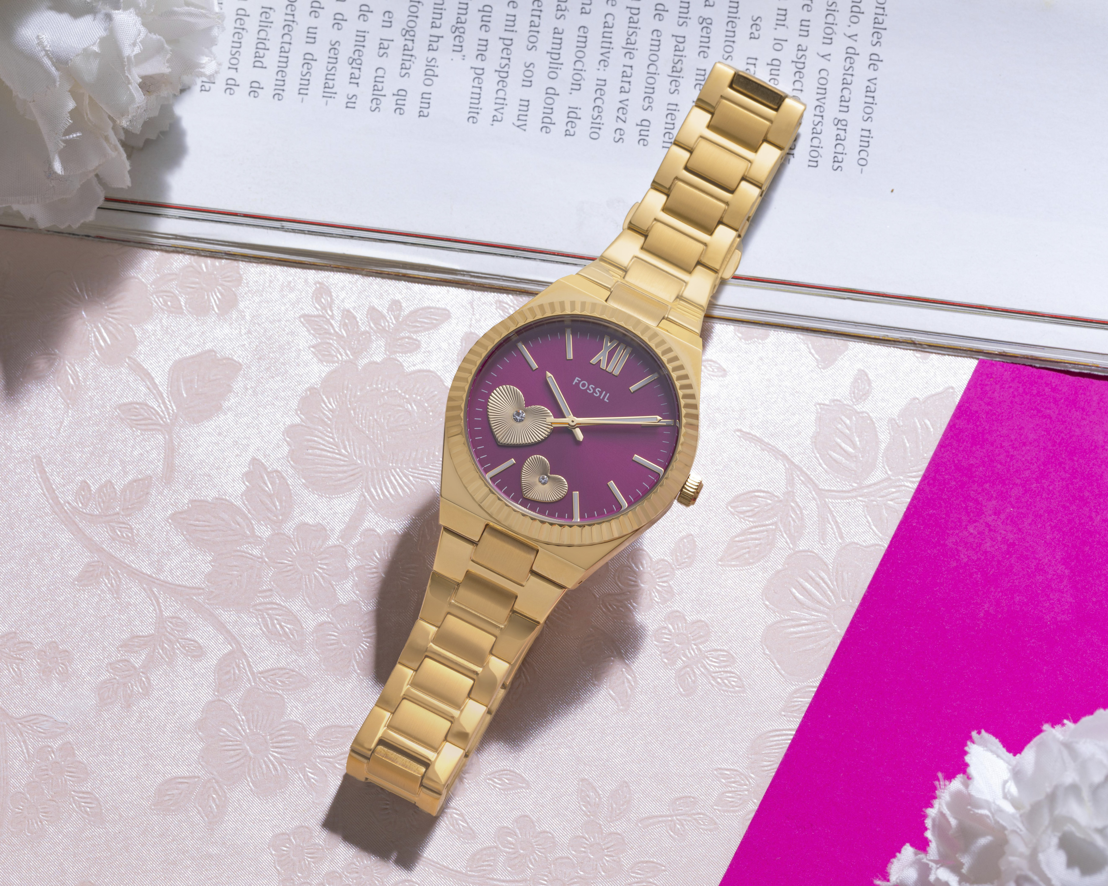 Foto 5 | Foto 5 | Reloj Fossil Scarlette ES5325 Dorado