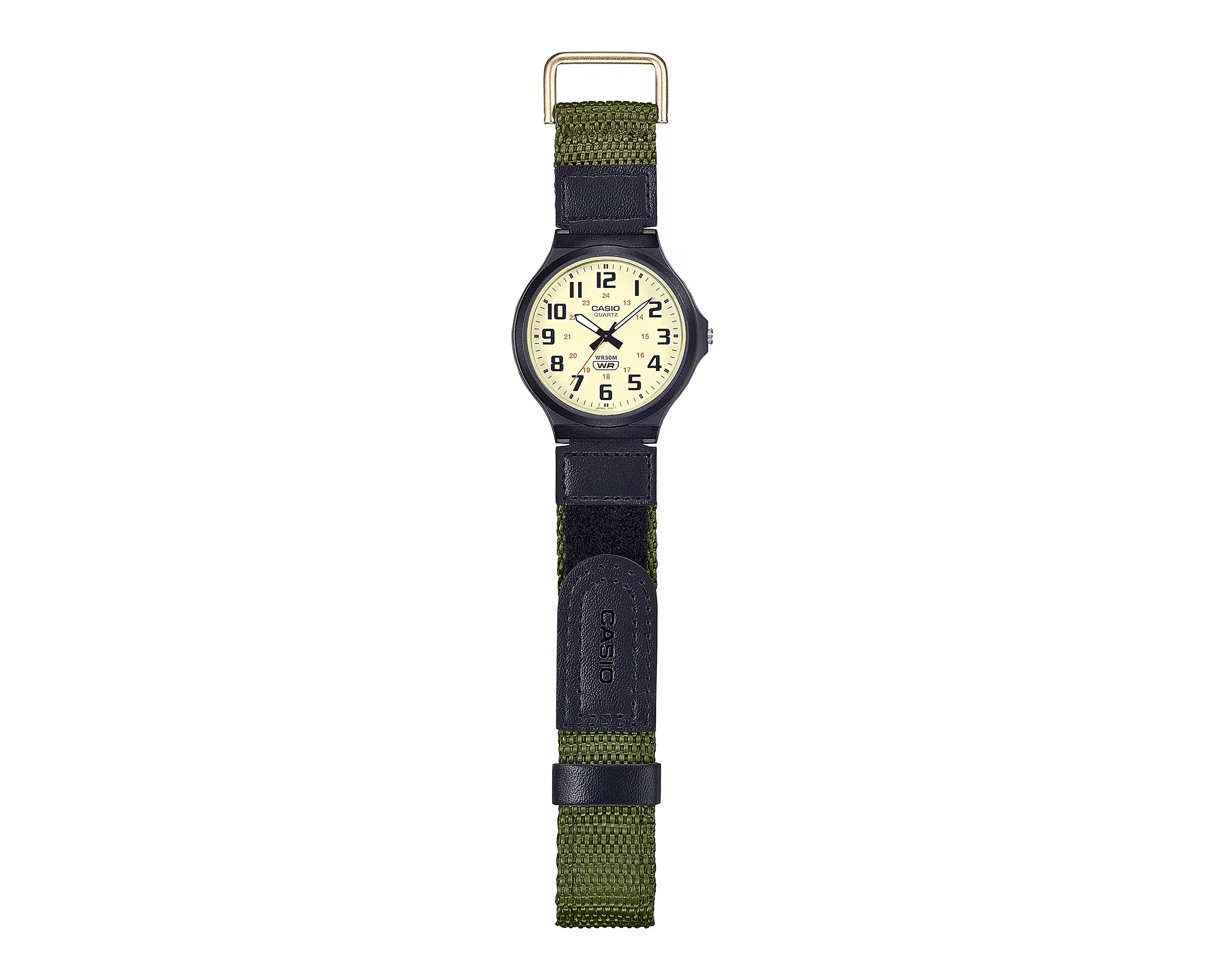 Foto 3 pulgar | Foto 2 | Reloj para Hombre Casio MW-240B-3BVCF Café-Verde