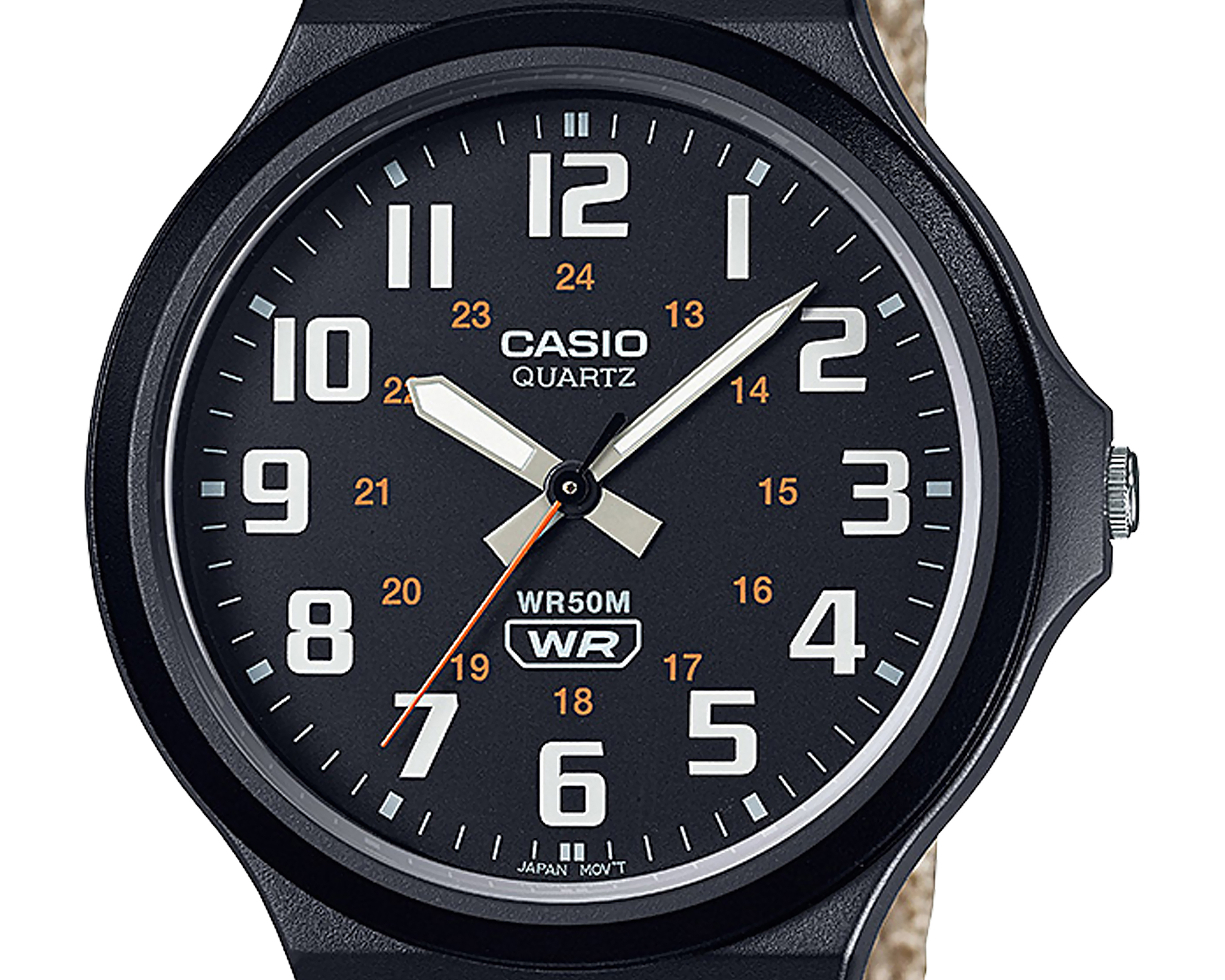 Foto 4 pulgar | Foto 3 | Reloj para Hombre Casio MW-240B-5BVCF Café-Dorado