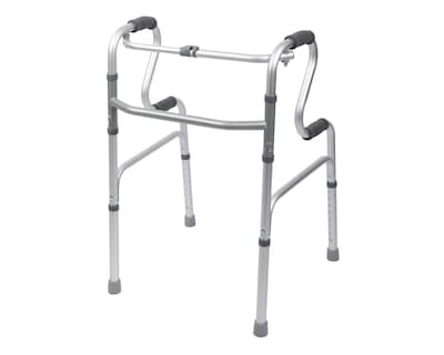 Foto 1 | Foto 1 | Andadera de Aluminio para Adulto Fisiocare Plegable 8 Niveles de Altura Plateada