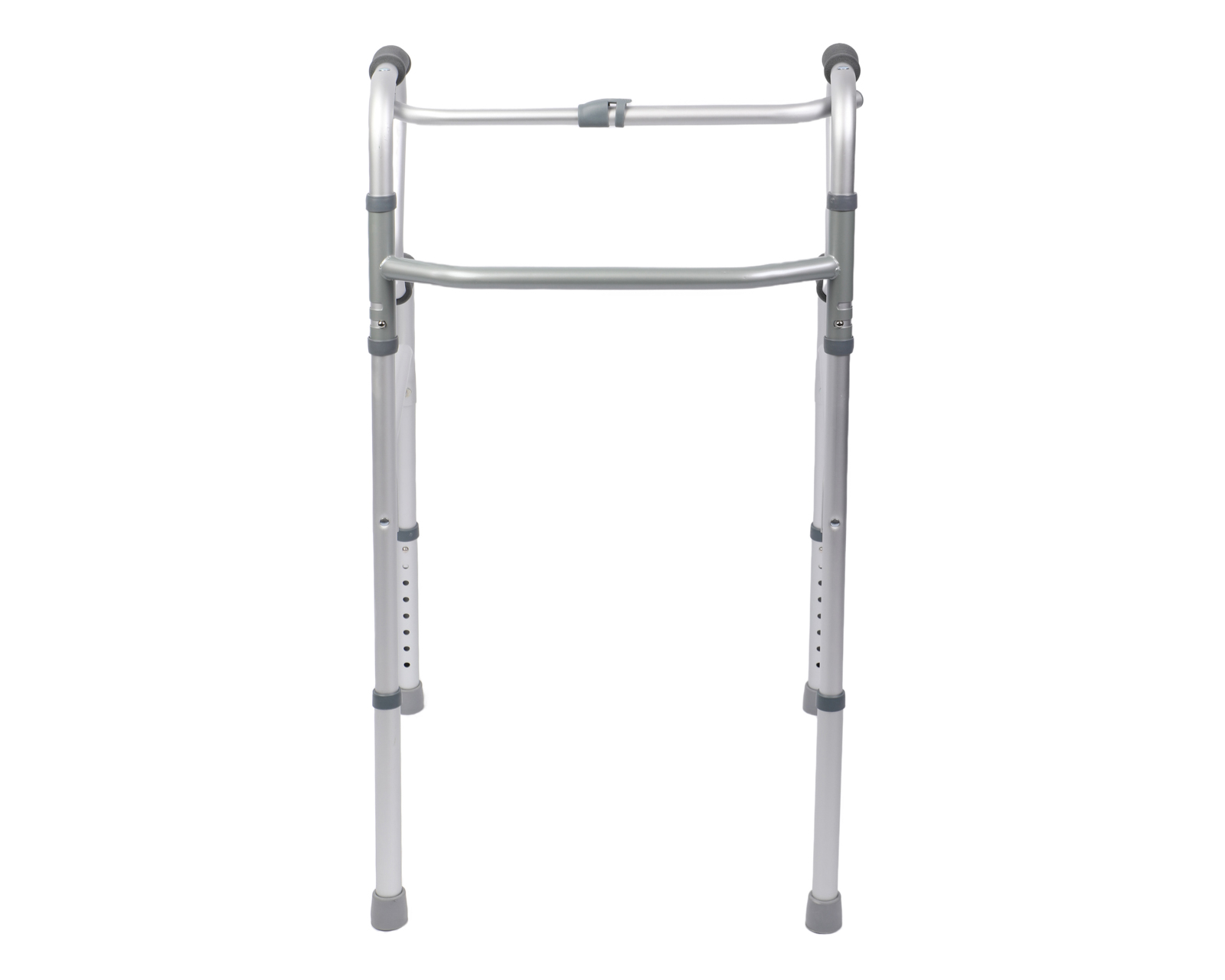 Foto 5 pulgar | Foto 4 | Andadera de Aluminio para Adulto Fisiocare Plegable 8 Niveles de Altura Plateada