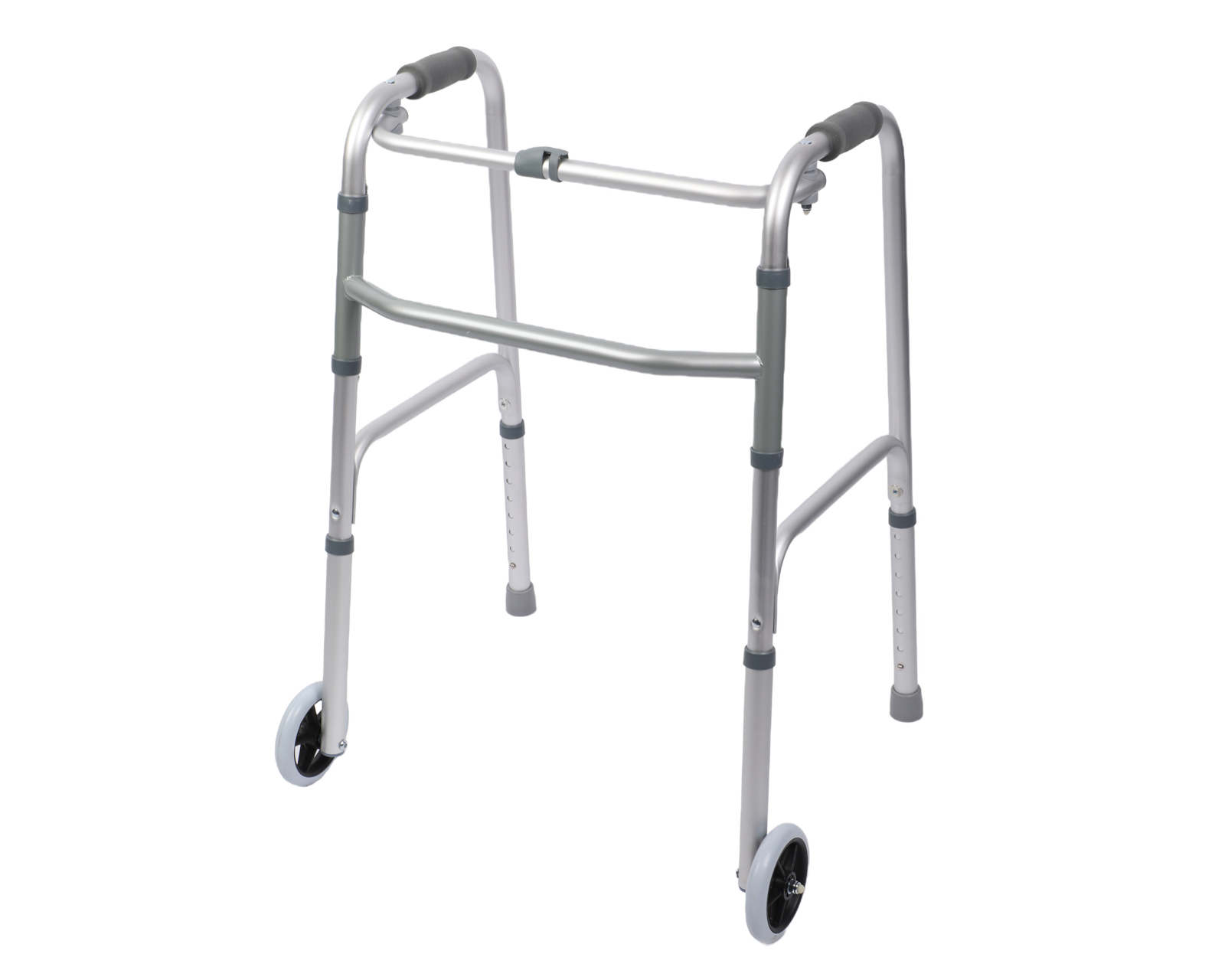 Foto 1 | Foto 1 | Andadera de Aluminio para Adulto Fisiocare Plegable 8 Niveles de Altura con Ruedas