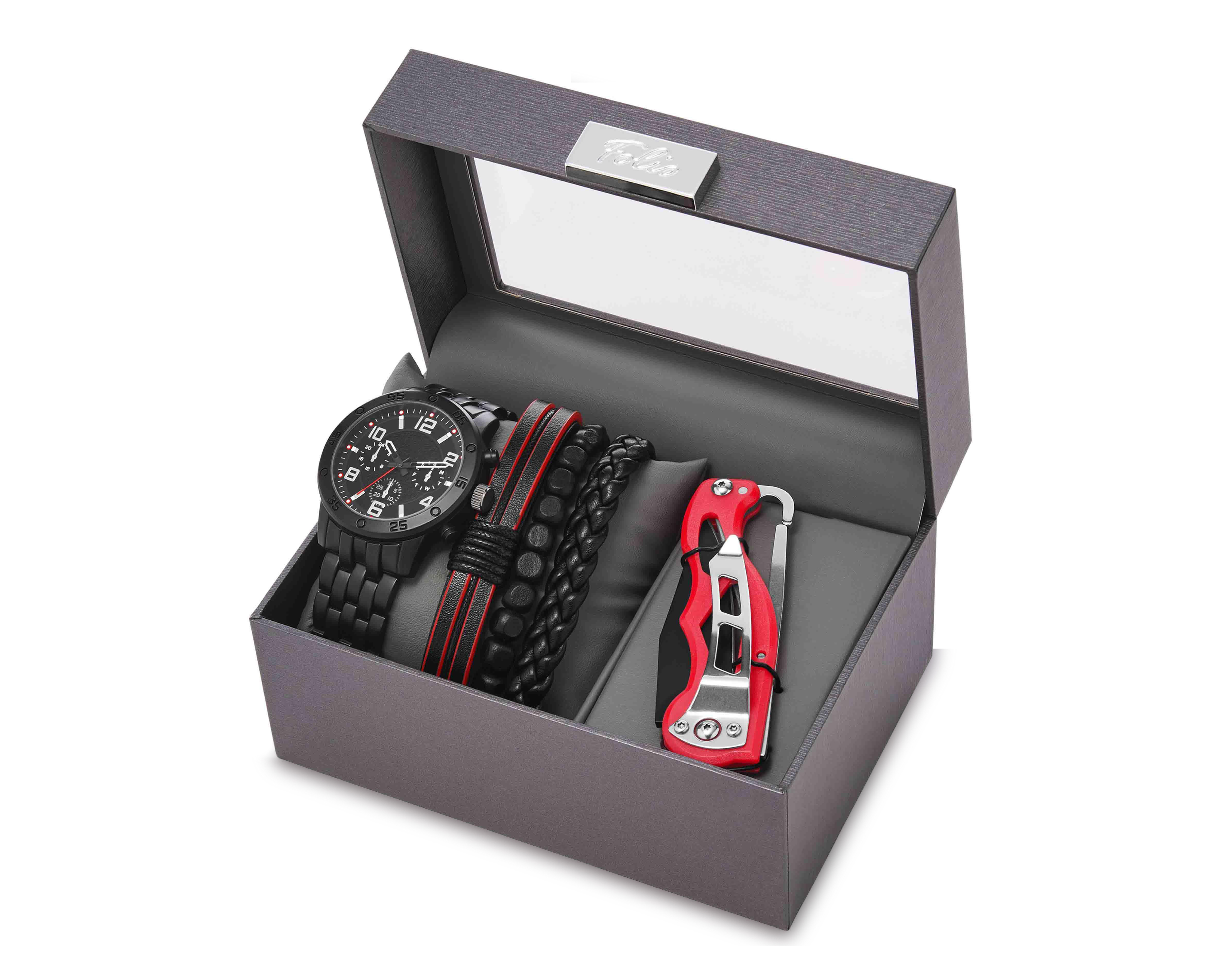 Foto 6 | Foto 6 | Reloj Folio FMDFL6086 con 4 Accesorios