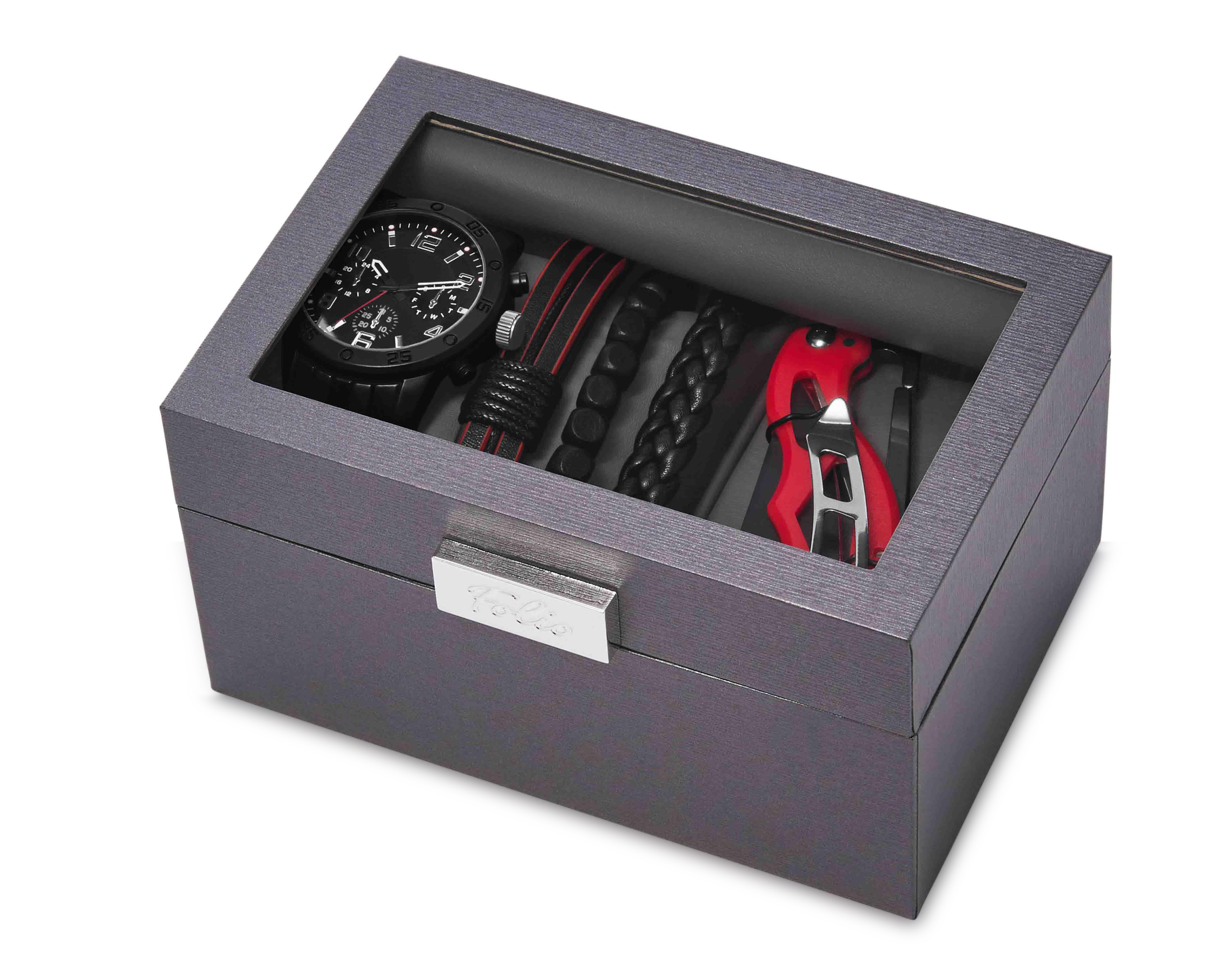 Foto 7 | Foto 7 | Reloj Folio FMDFL6086 con 4 Accesorios