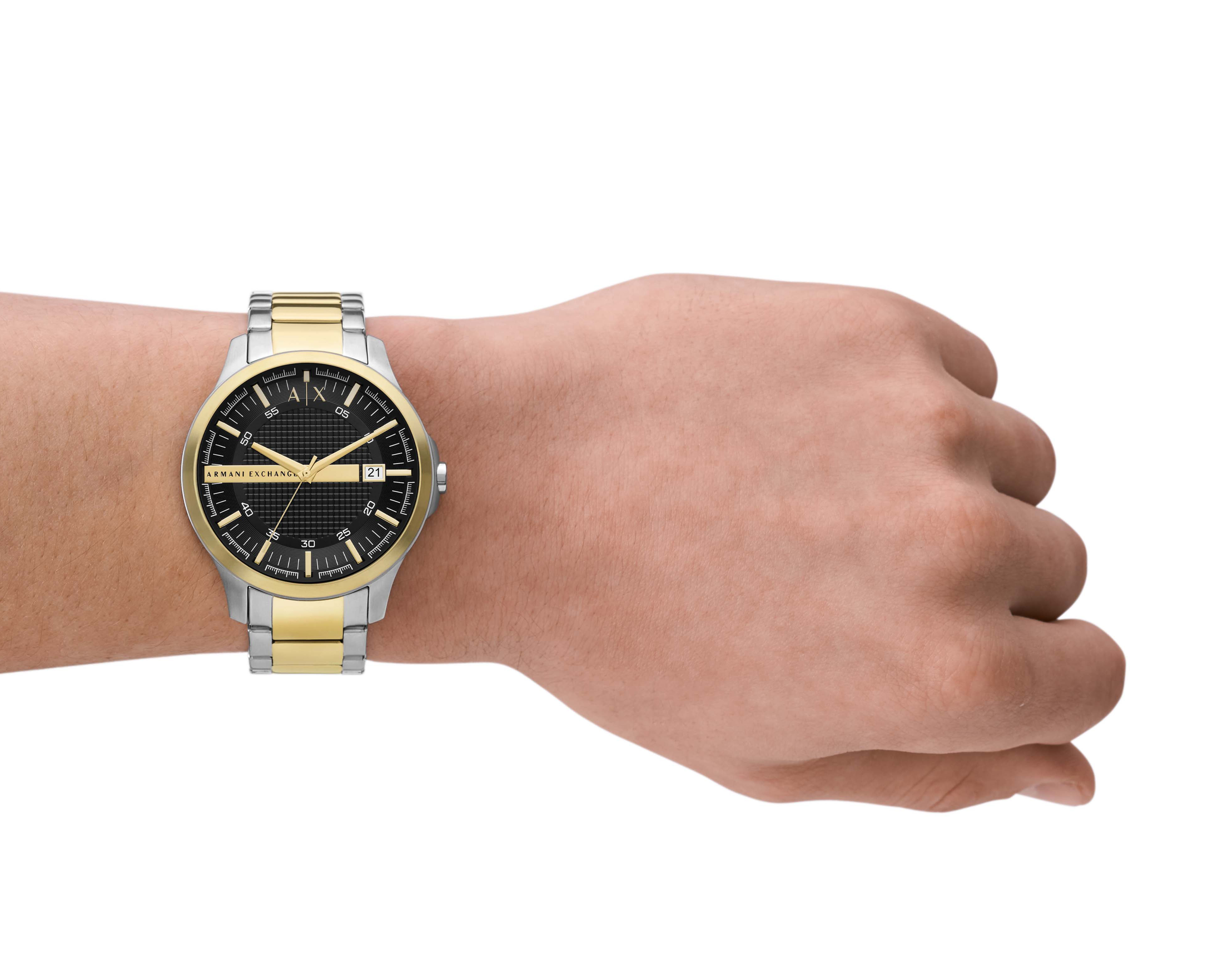 Foto 5 | Foto 5 | Reloj Armani Exchange para Hombre AX2453 Dorado-Plateado