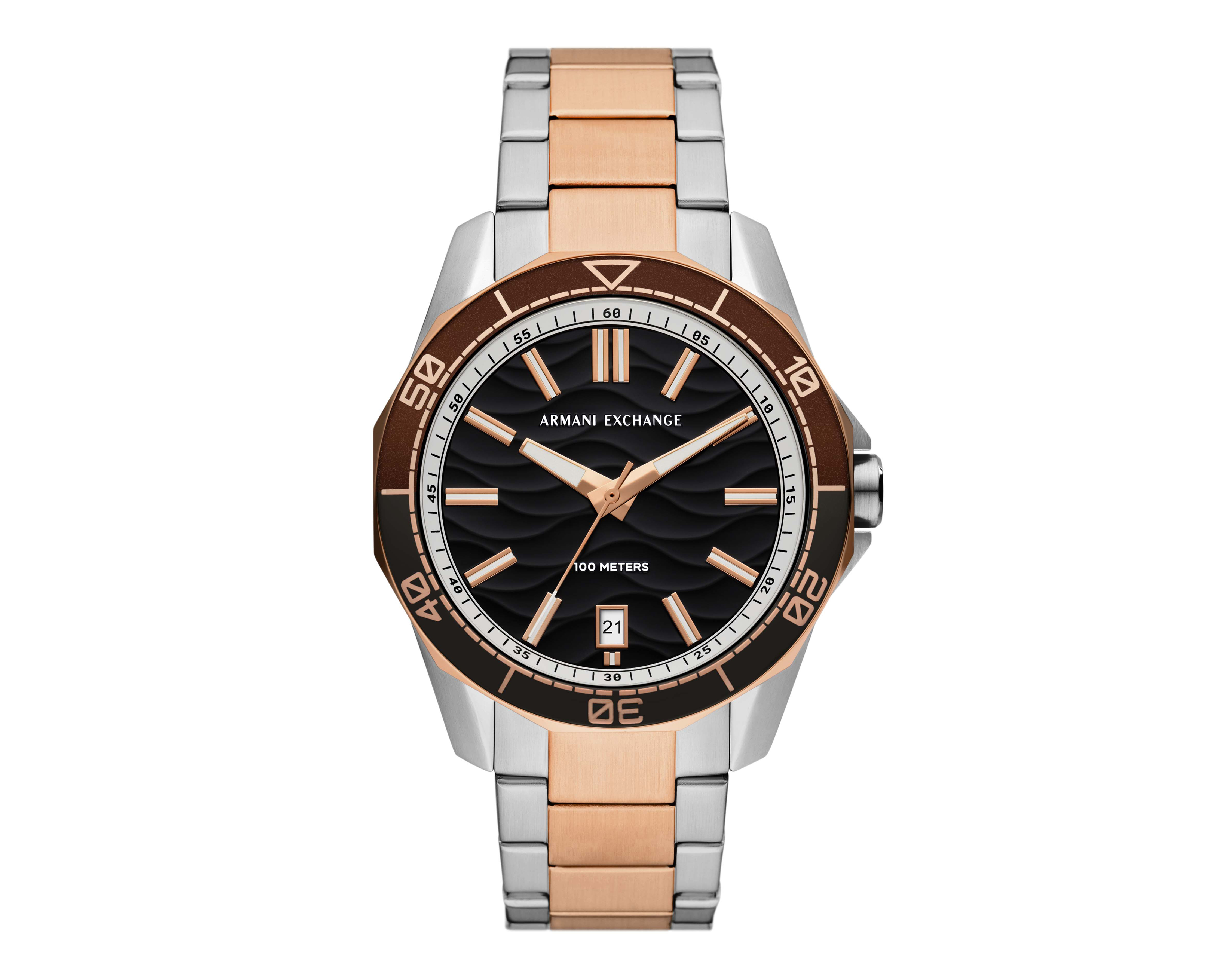 Foto 2 pulgar | Foto 1 | Reloj Armani Exchange AX1962 Oro Rosa/Plateado