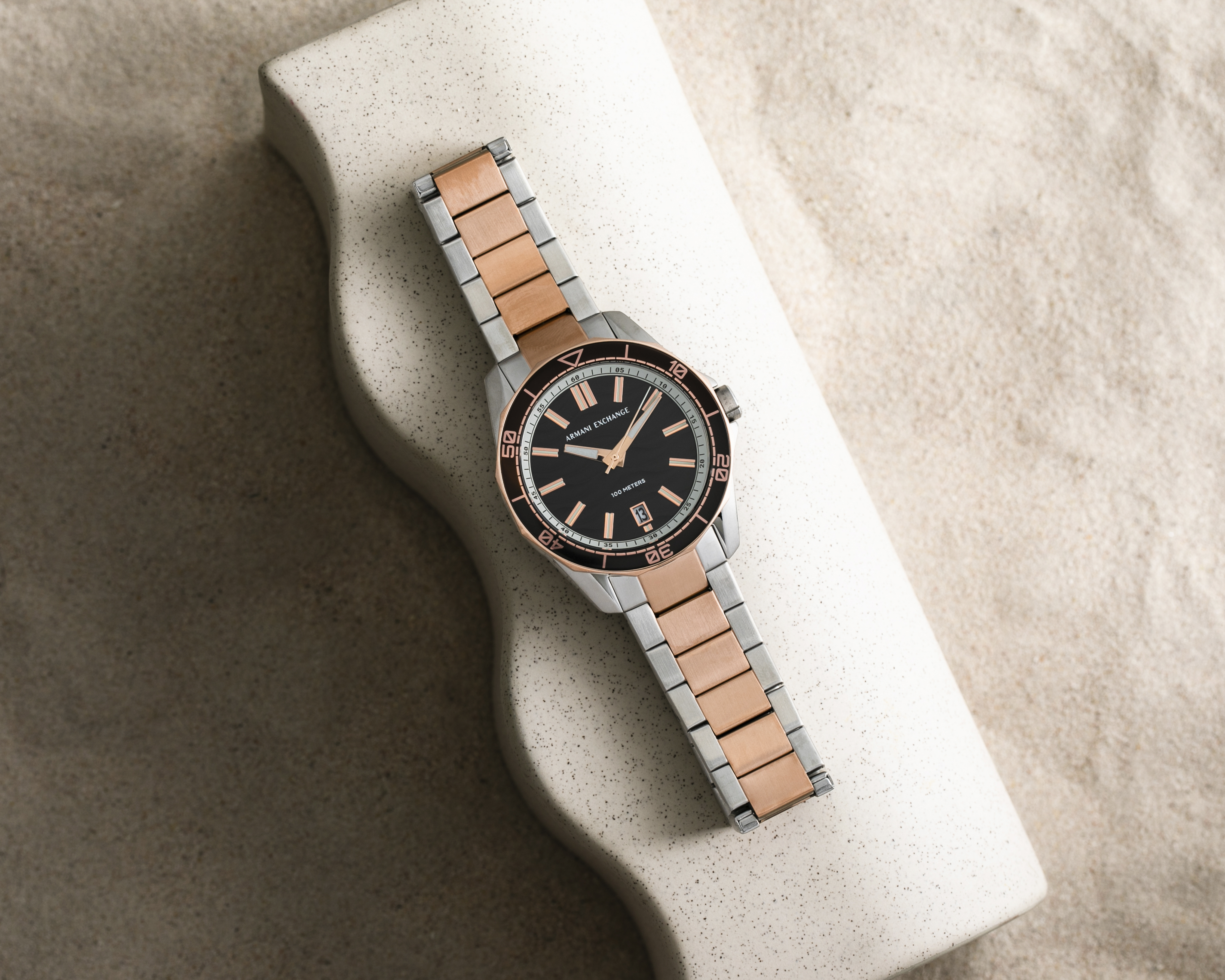 Foto 9 pulgar | Foto 8 | Reloj Armani Exchange AX1962 Oro Rosa/Plateado