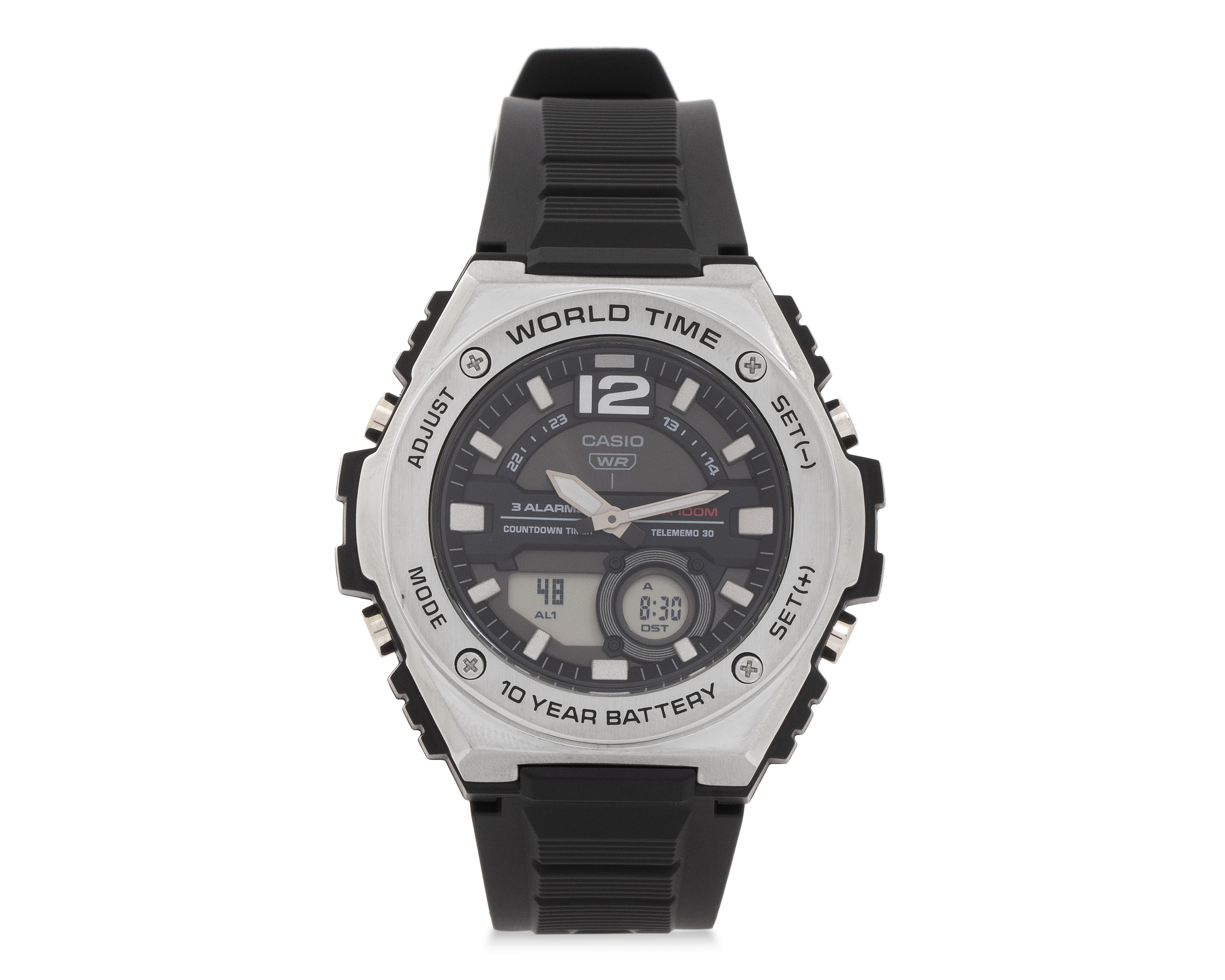 Foto 2 pulgar | Foto 1 | Reloj para Hombre Casio MWQ-100-1AVCF PLATEADO