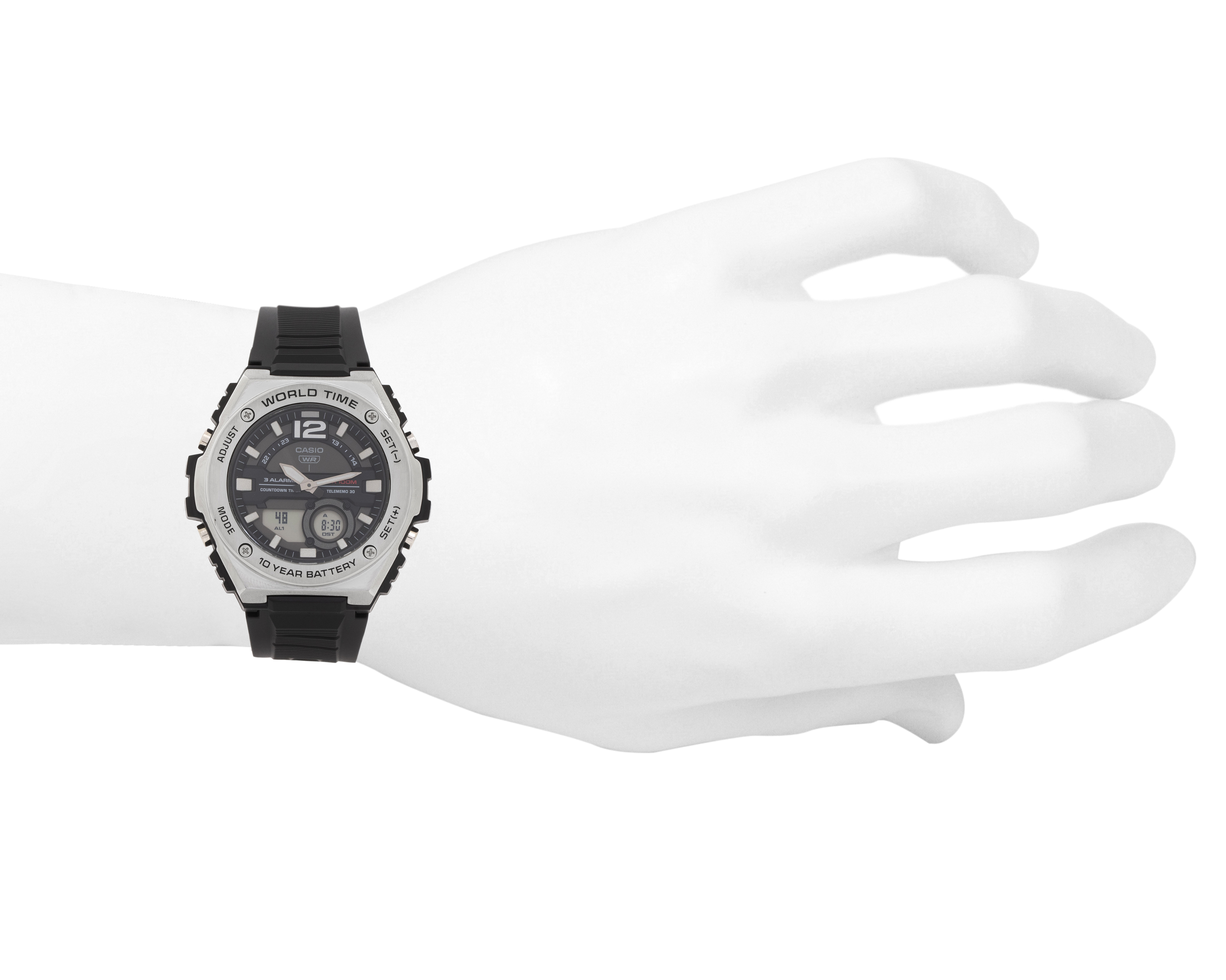 Foto 5 pulgar | Foto 4 | Reloj para Hombre Casio MWQ-100-1AVCF PLATEADO