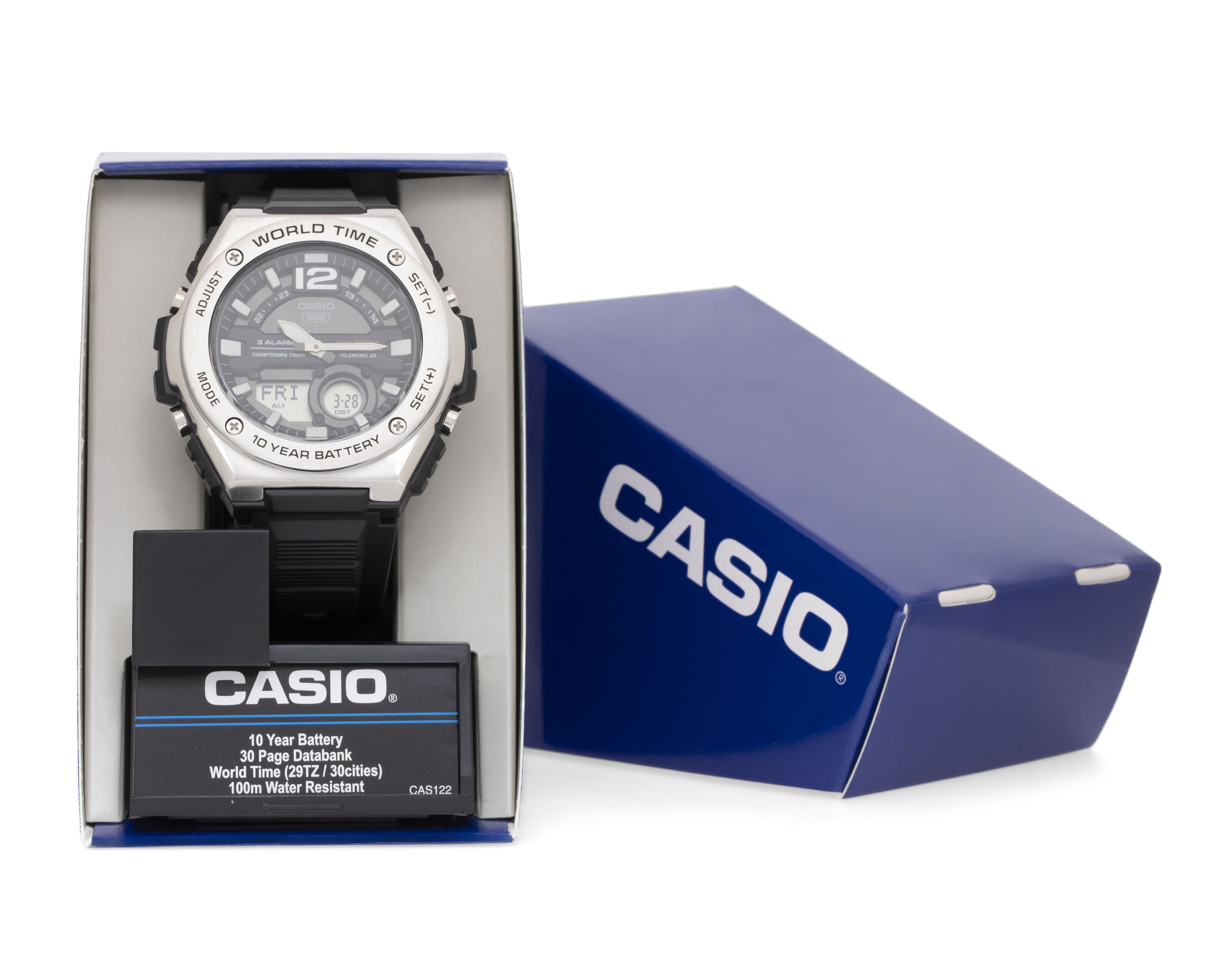 Foto 6 pulgar | Foto 5 | Reloj para Hombre Casio MWQ-100-1AVCF PLATEADO