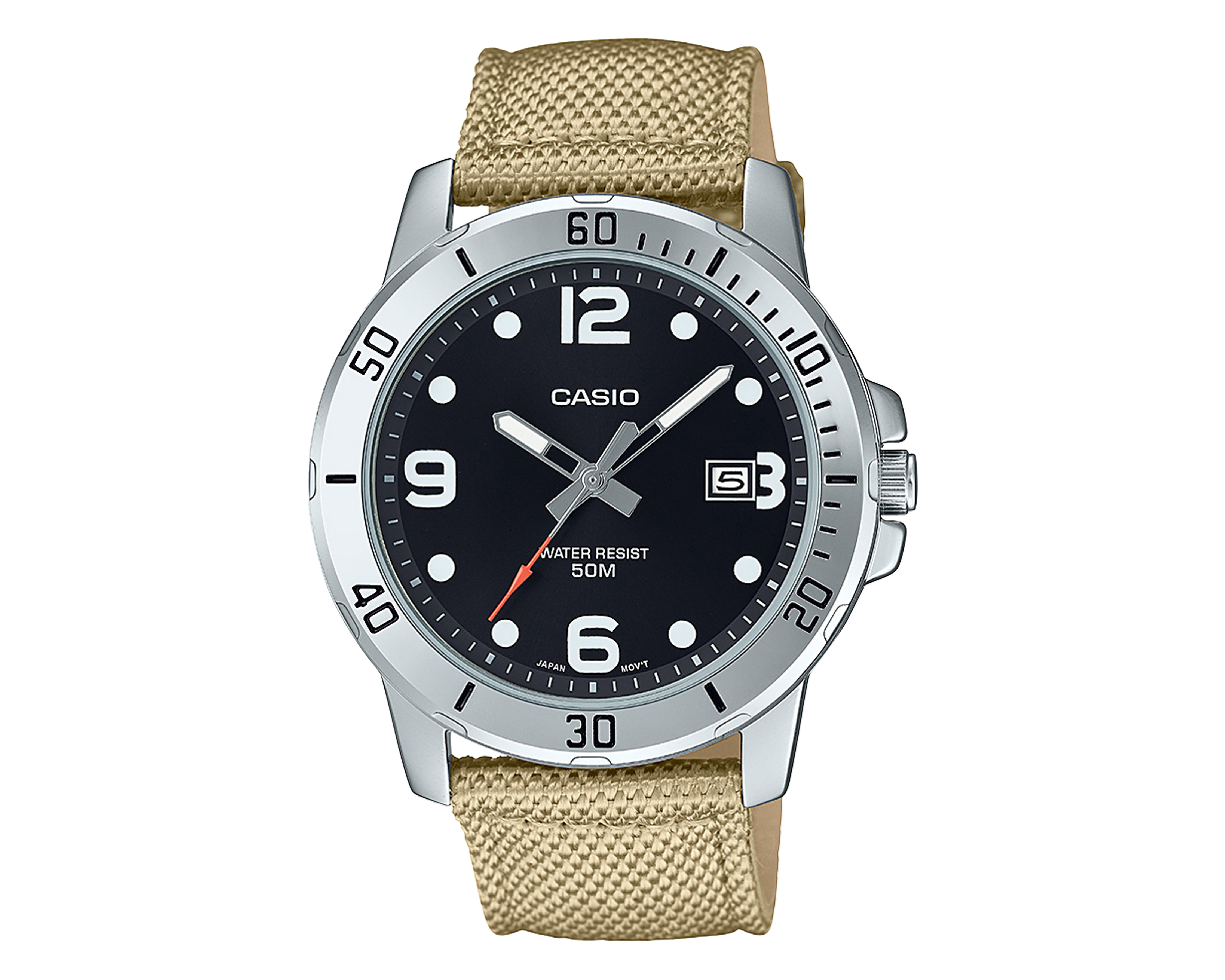 Foto 2 pulgar | Foto 1 | Reloj para Hombre Casio MTP-VD01C-5BVCF Café