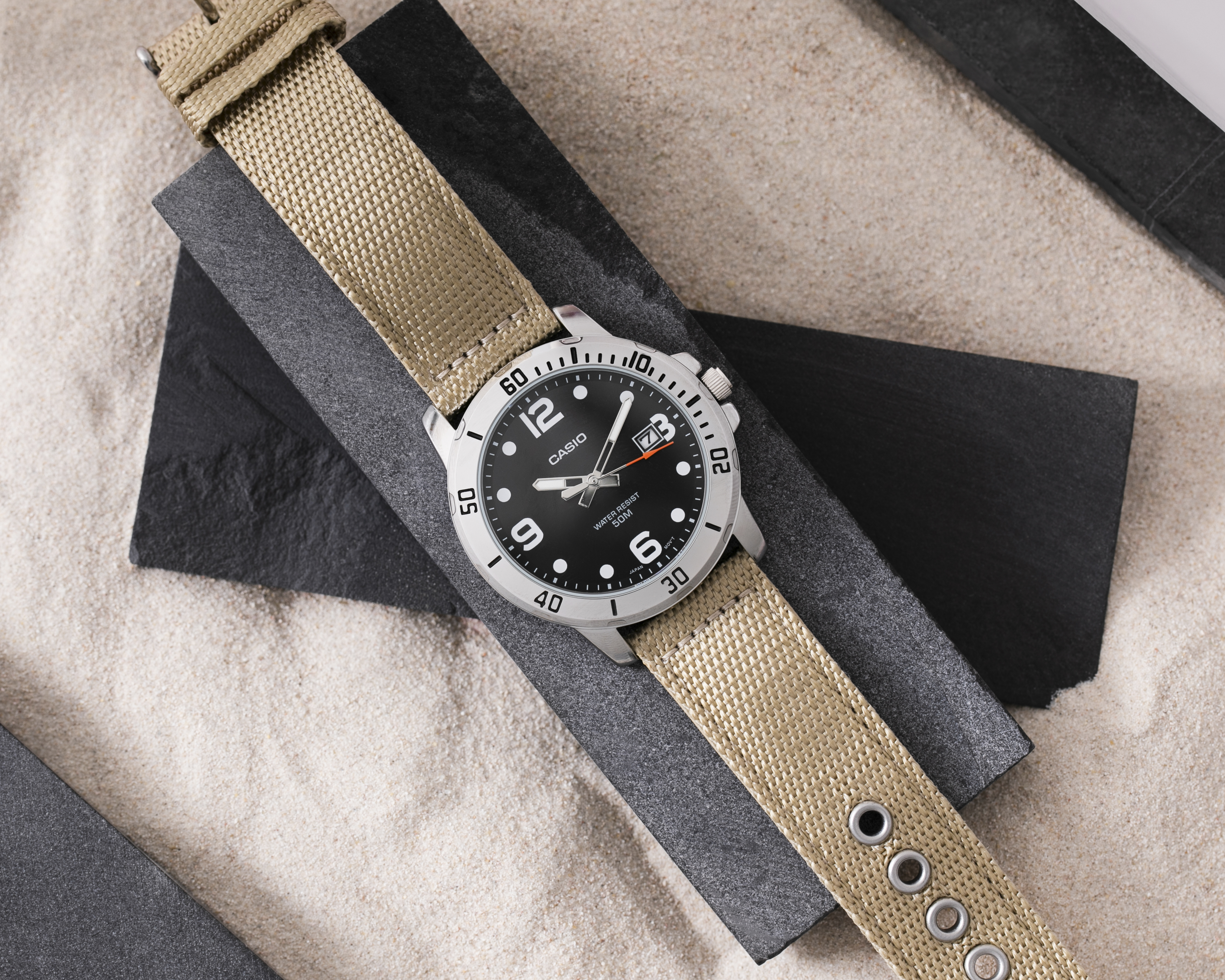 Foto 2 | Foto 2 | Reloj para Hombre Casio MTP-VD01C-5BVCF Café