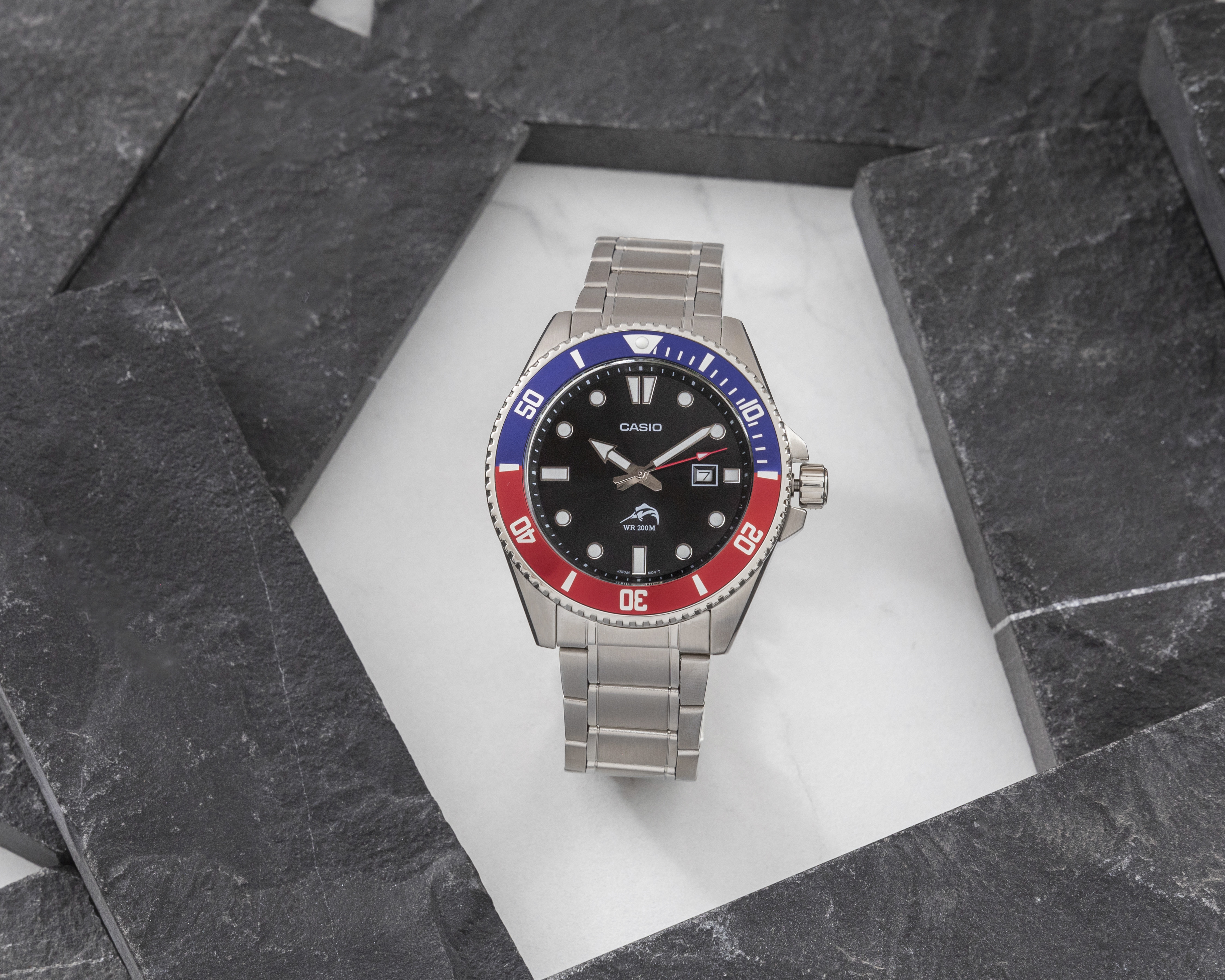 Foto 7 pulgar | Foto 6 | Reloj para Hombre Casio MDV-106DD-1A2VCF Plateado
