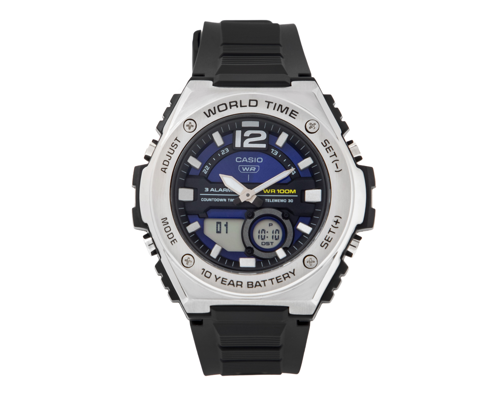 Foto 2 pulgar | Foto 1 | Reloj para Hombre Casio MWQ-100-2AVCF Negro