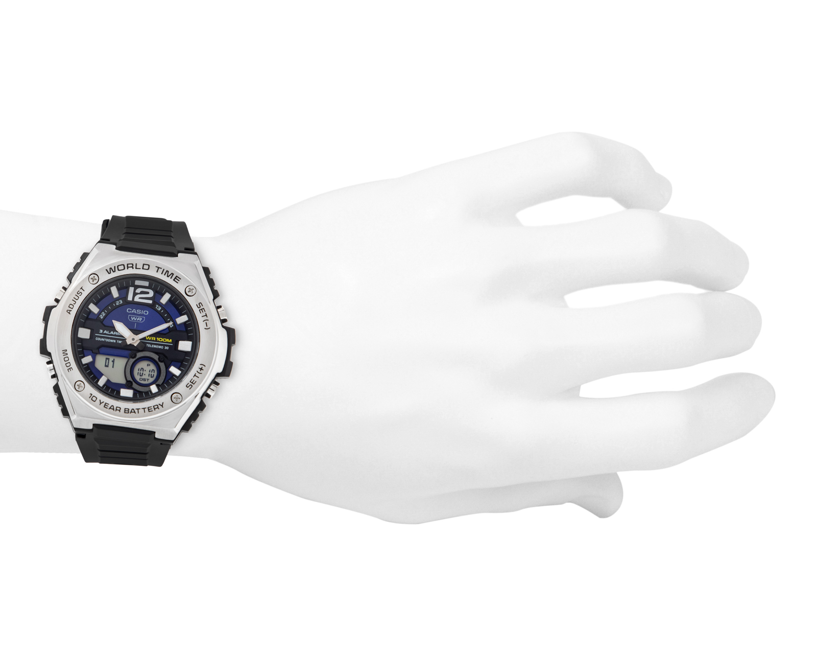 Foto 5 pulgar | Foto 4 | Reloj para Hombre Casio MWQ-100-2AVCF Negro
