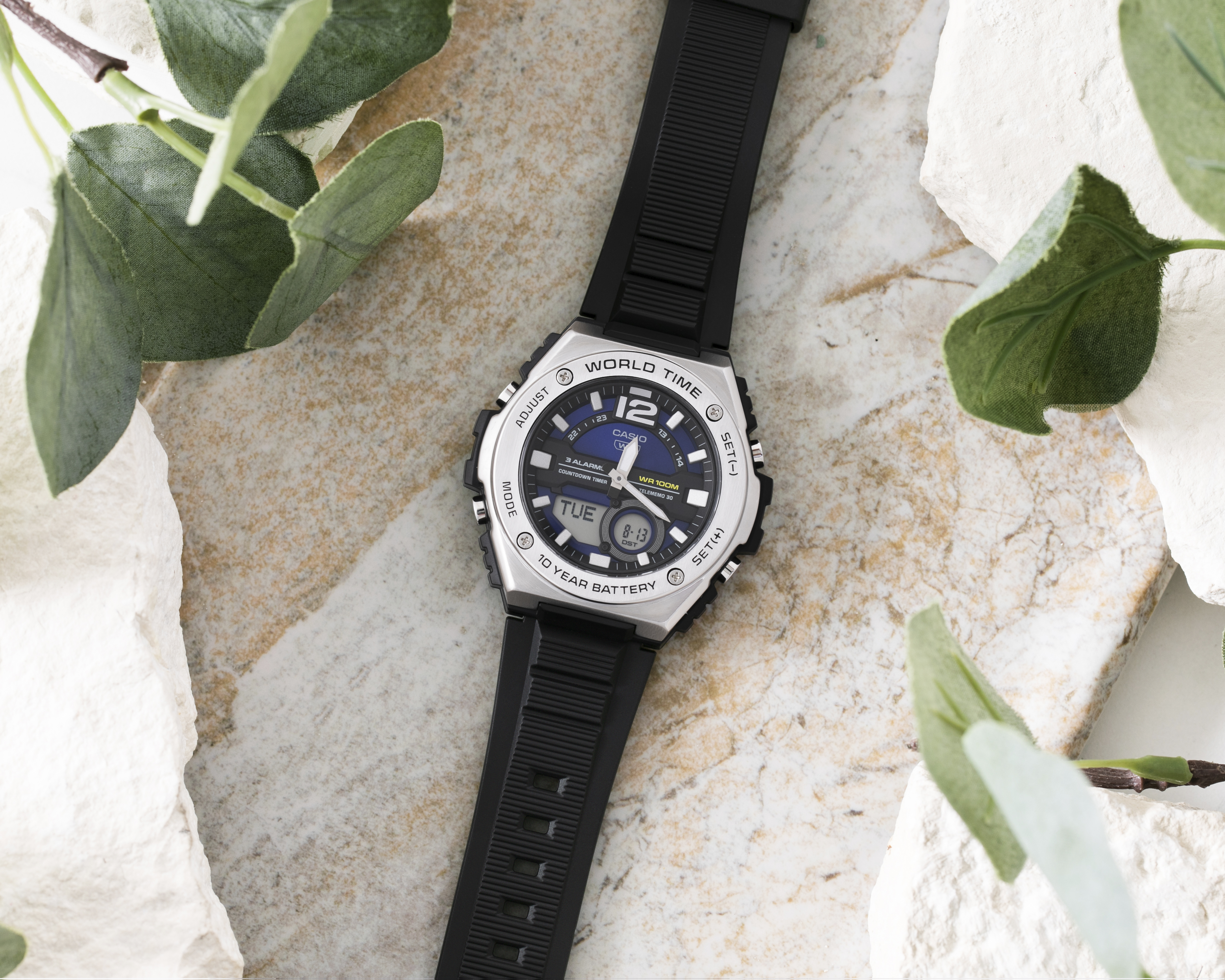 Foto 7 pulgar | Foto 6 | Reloj para Hombre Casio MWQ-100-2AVCF Negro
