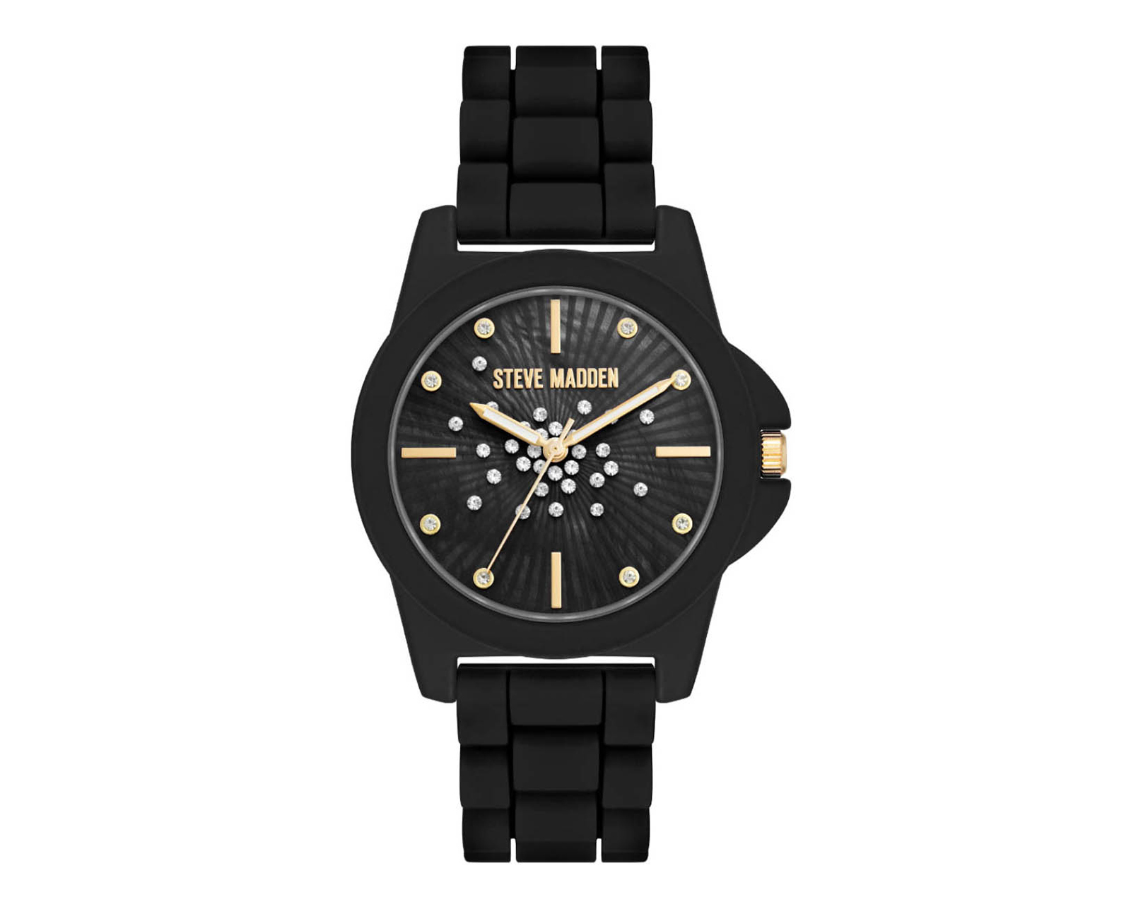 Foto 2 pulgar | Foto 1 | Reloj Steve Madden para Hombre SM8120BKBK Negro