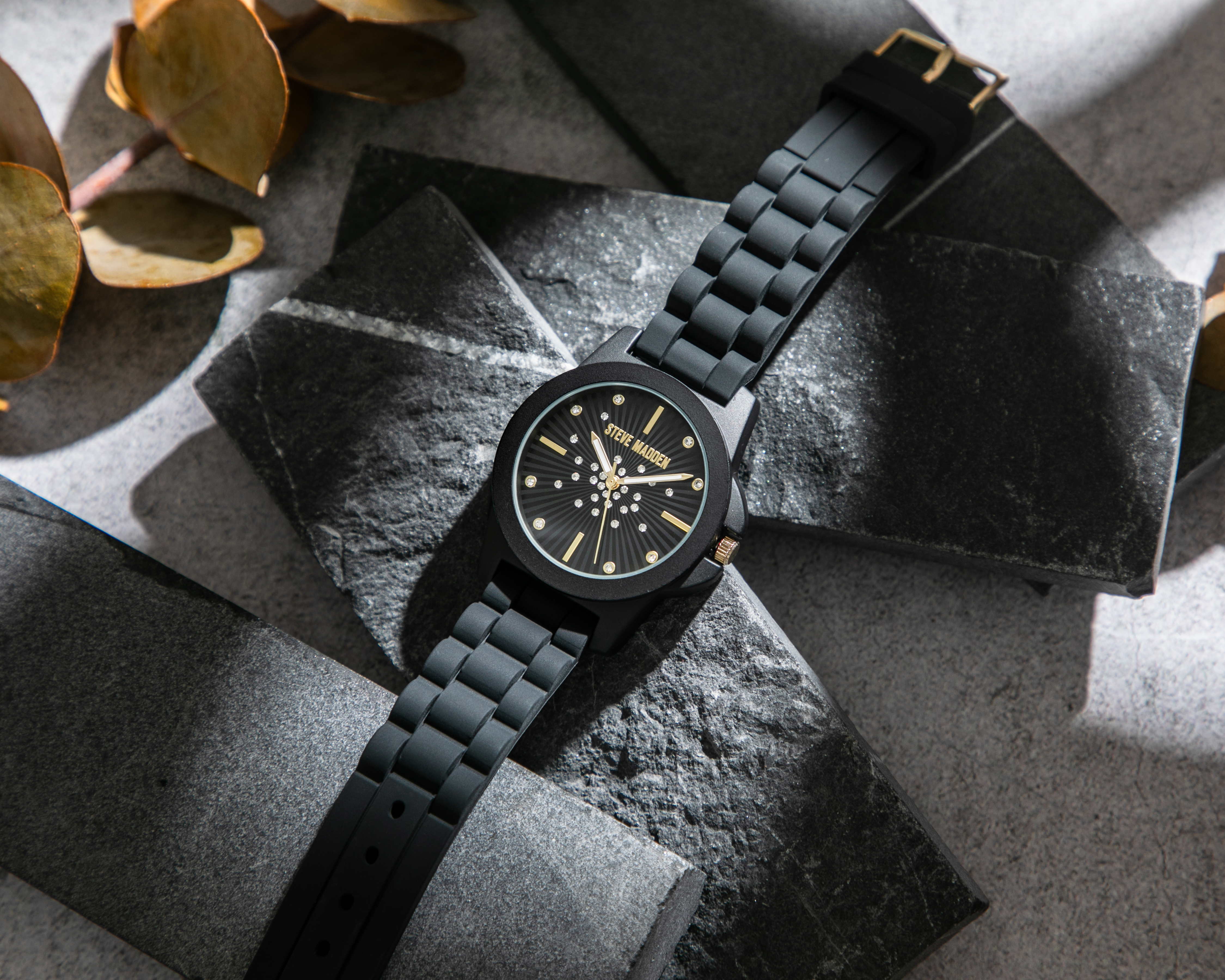 Foto 6 pulgar | Foto 5 | Reloj Steve Madden para Hombre SM8120BKBK Negro