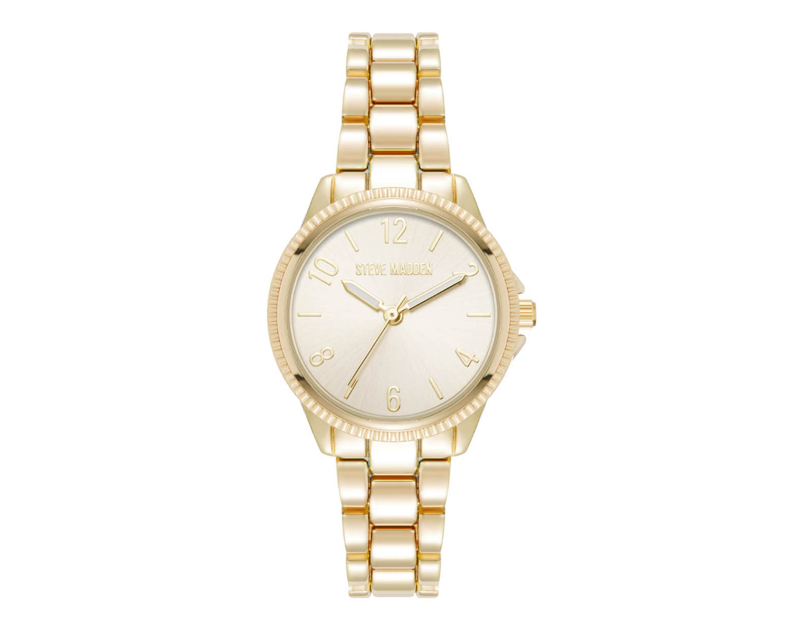 Foto 2 pulgar | Foto 1 | Reloj para Mujer Steve Madden SM8104CHGP Dorado