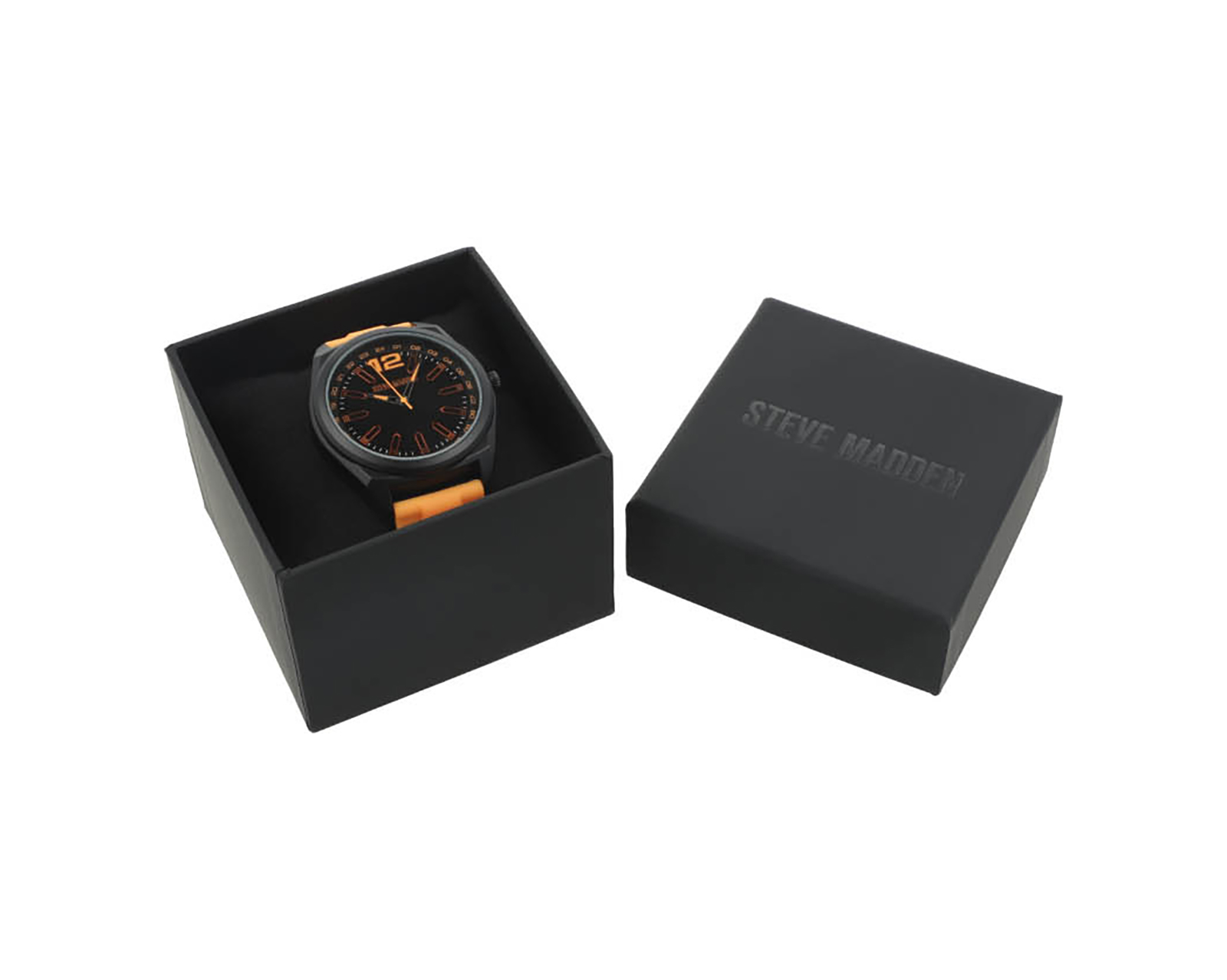 Foto 4 | Foto 4 | Reloj para Hombre Steve Madden SM9119ORBK Naranja