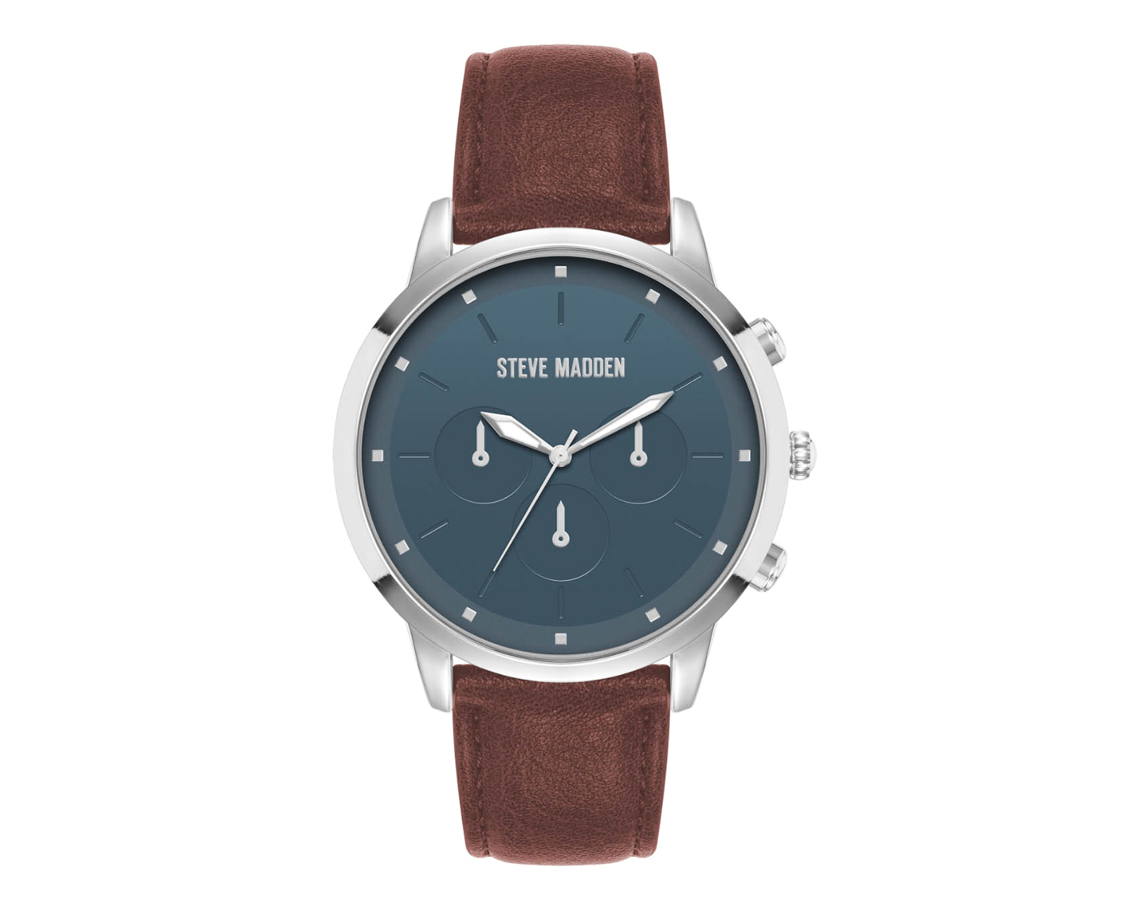 Foto 2 pulgar | Foto 1 | Reloj para Hombre Steve Madden SM9116NVSV Café