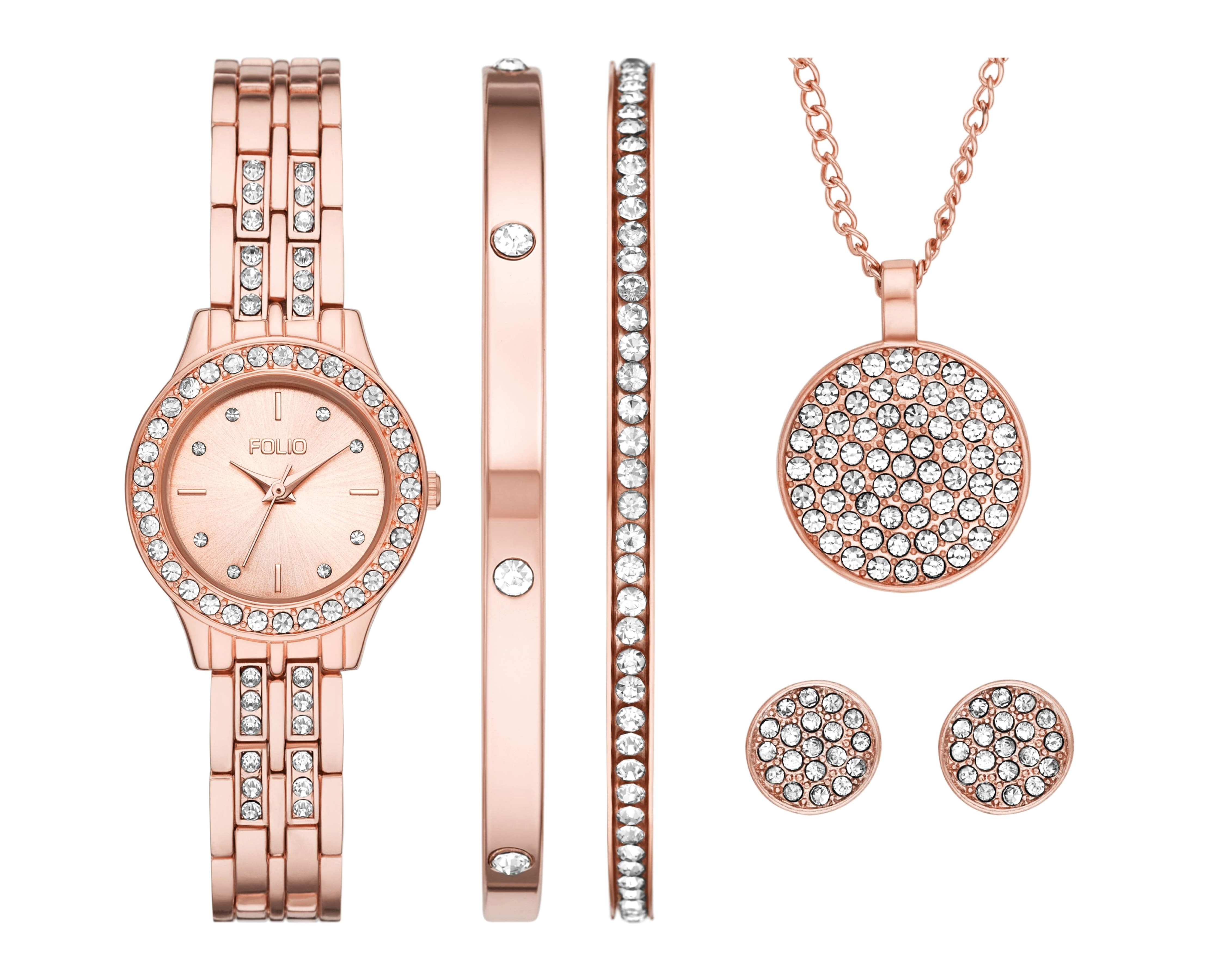 Foto 1 | Foto 1 | Reloj Folio FMDFL2056 con 4 Accesorios