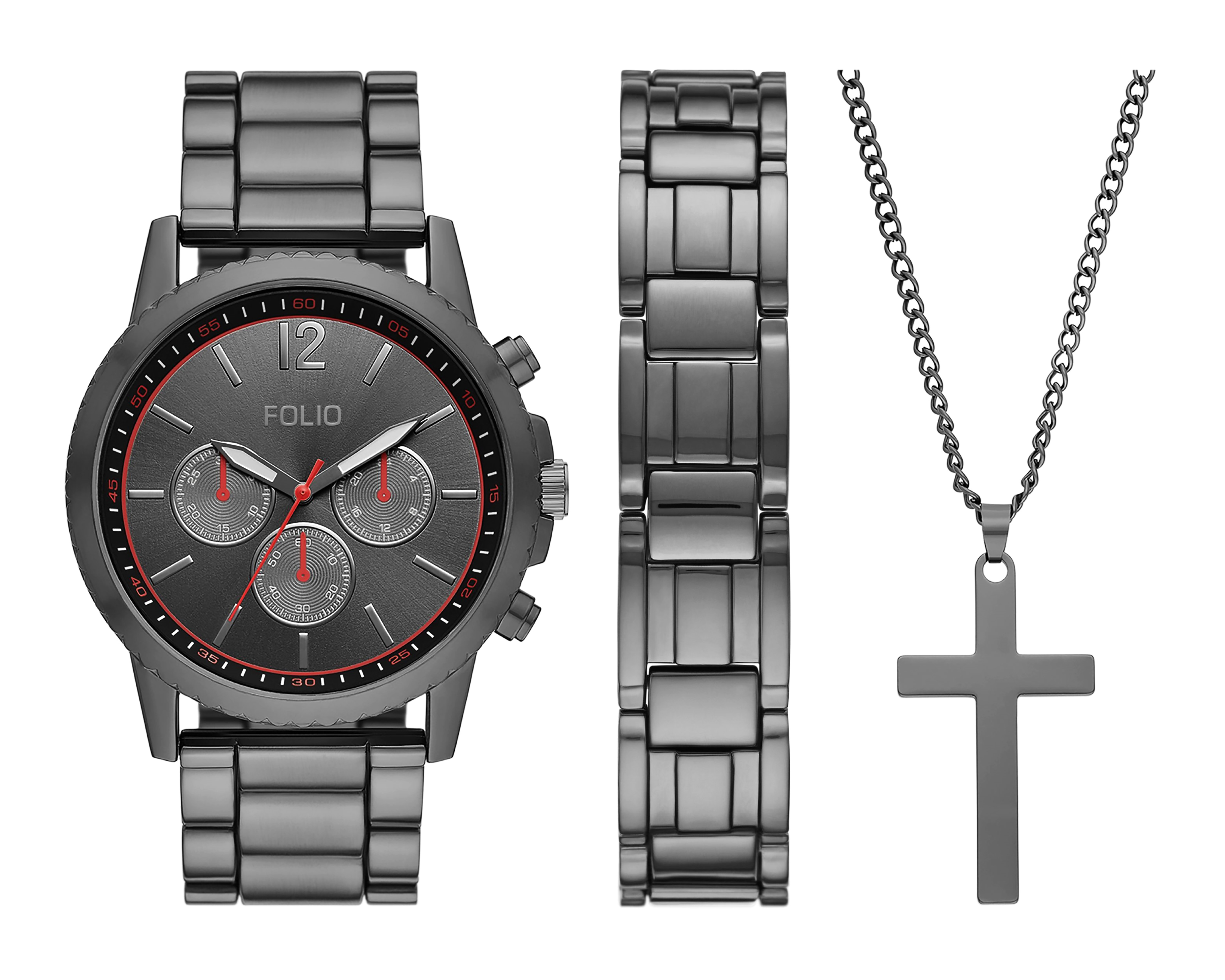 Foto 1 | Foto 1 | Reloj Folio FMDFL6045 con 2 Accesorios