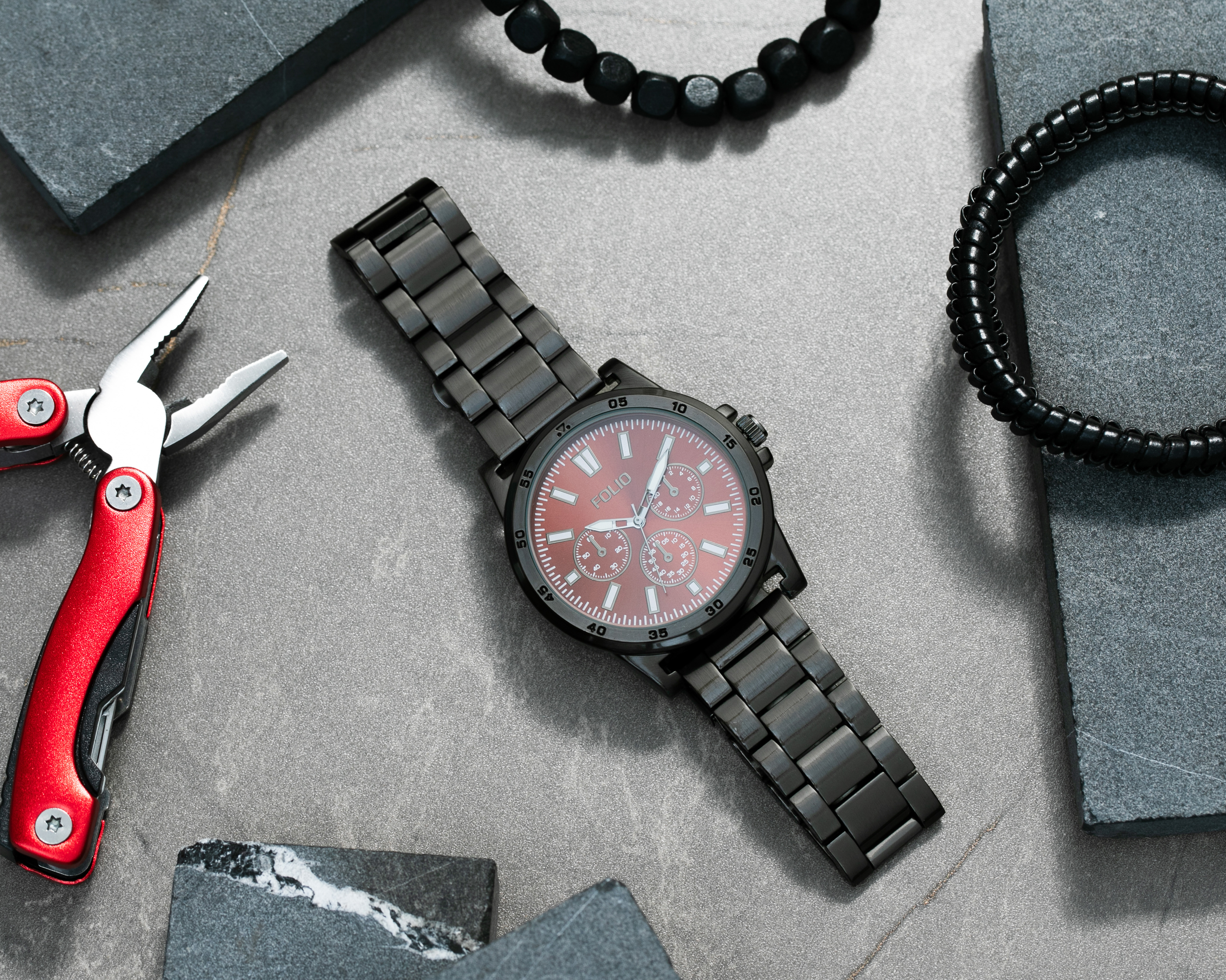 Foto 7 | Foto 7 | Reloj para Hombre Folio FMDFL6047 con 3 Accesorios