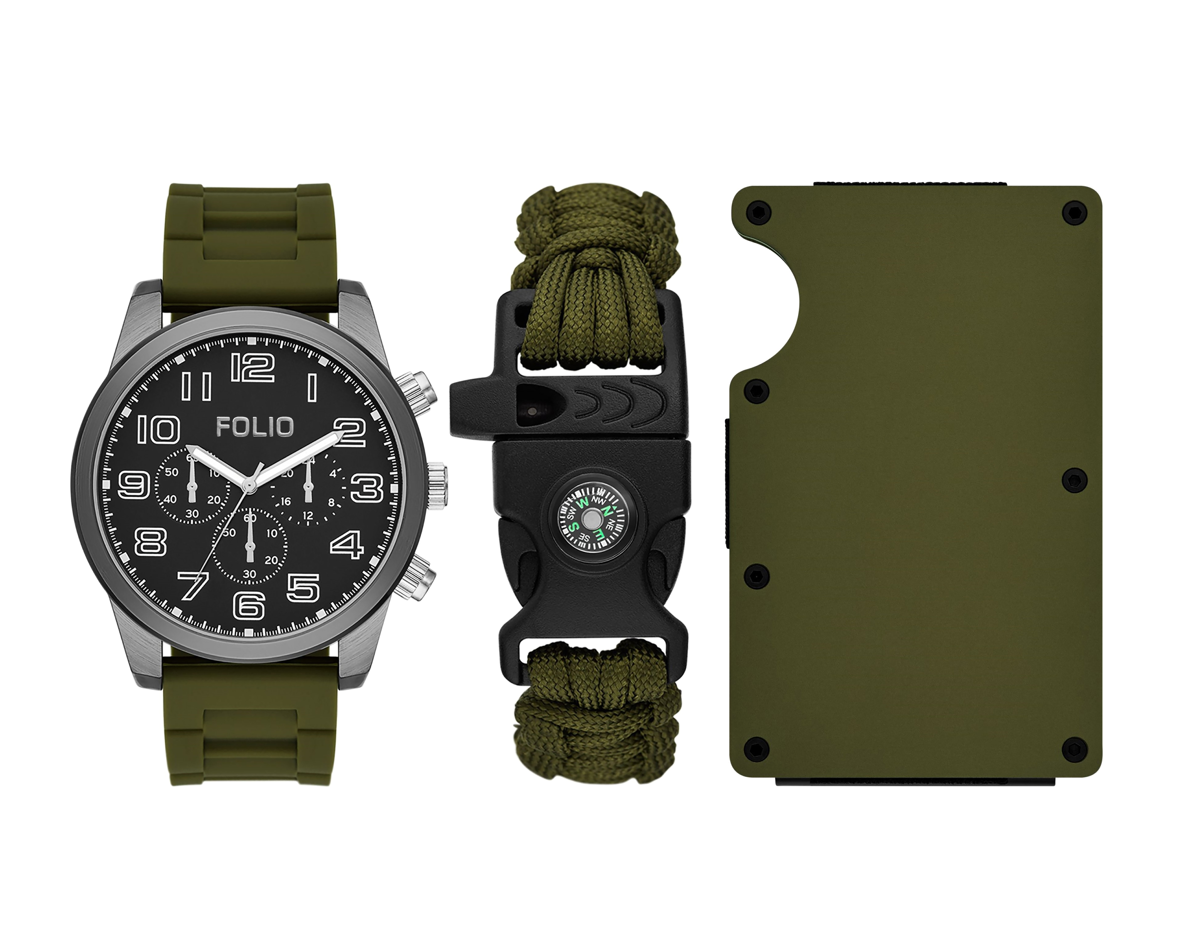 Foto 2 pulgar | Foto 1 | Reloj para Hombre Folio FMDFL6048 con 2 Accesorios