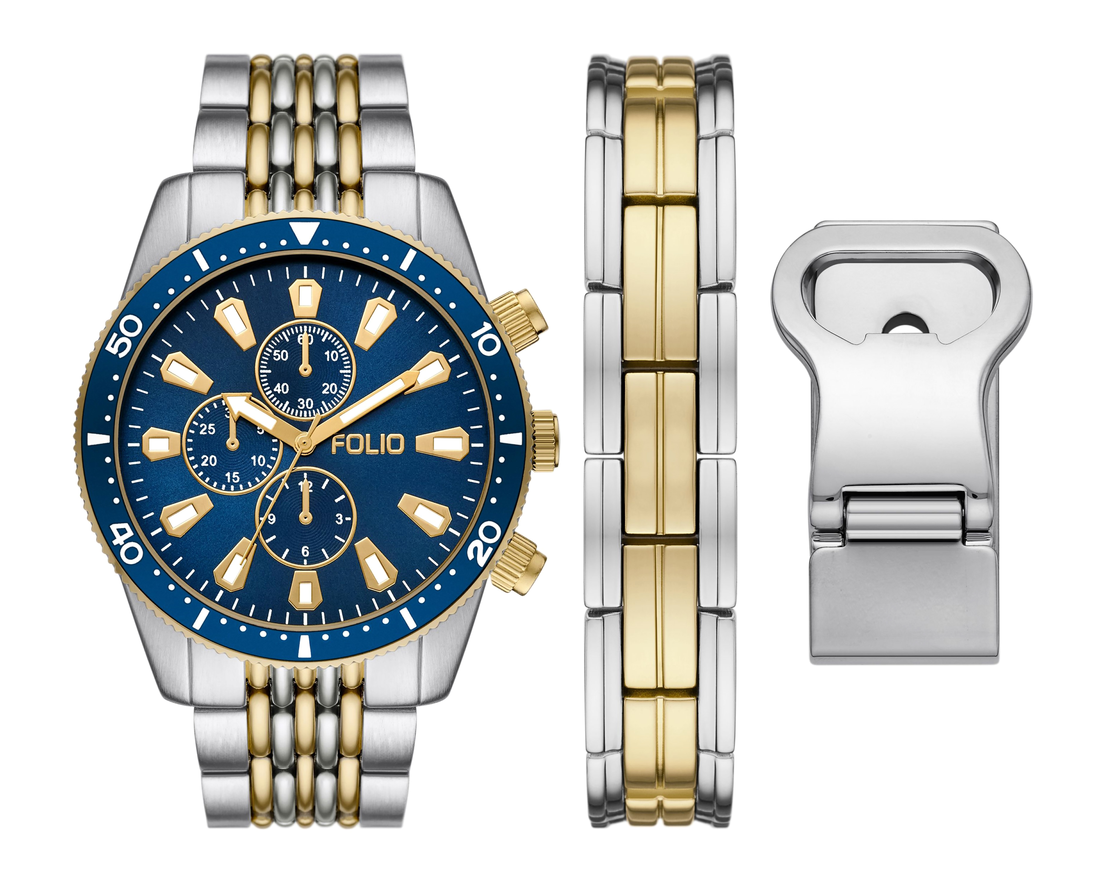 Reloj para Hombre Folio FMDFL6050 con 2 Accesorios