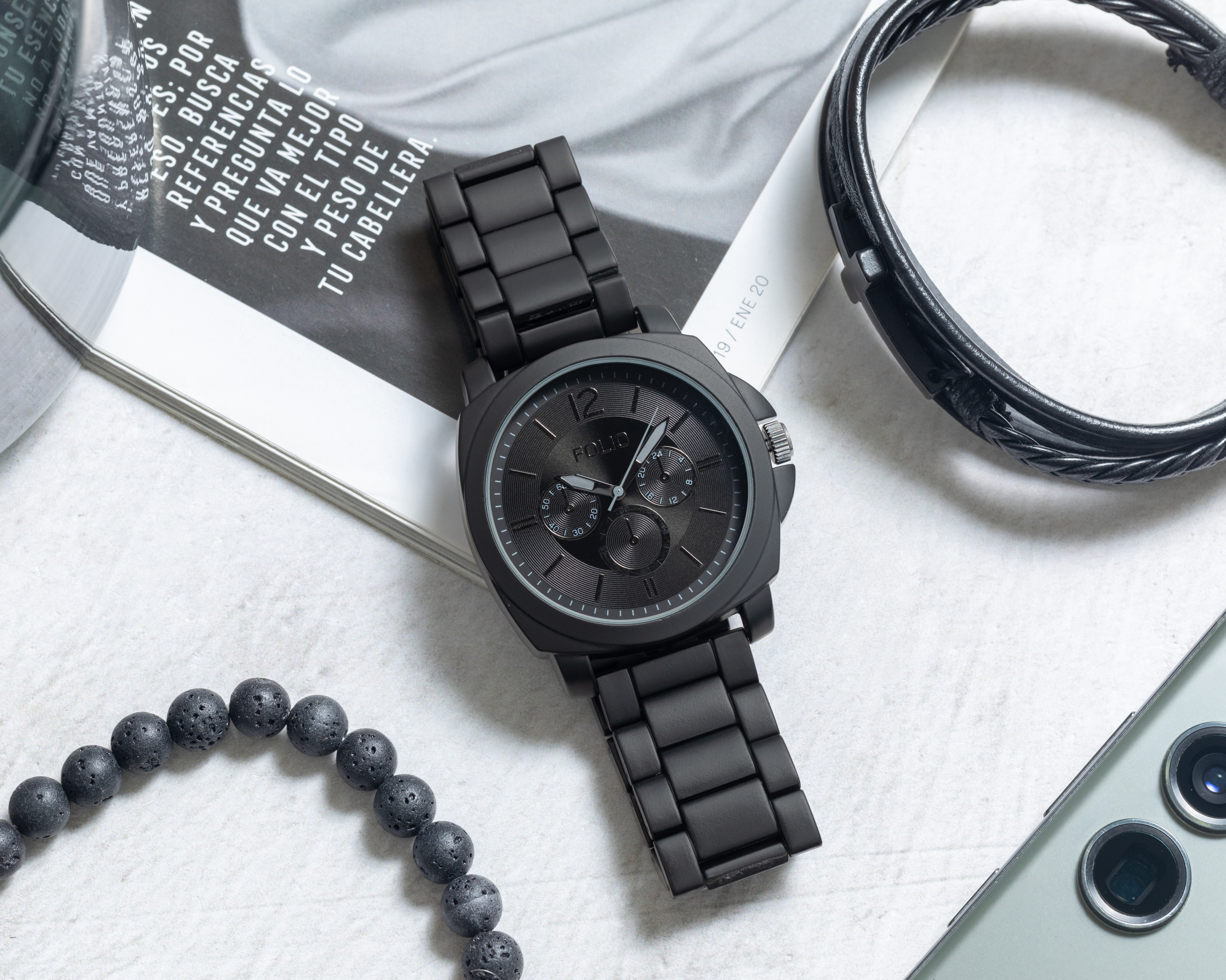 Foto 8 pulgar | Foto 7 | Reloj para Hombre Folio FMDFL6051 con 2 Accesorios