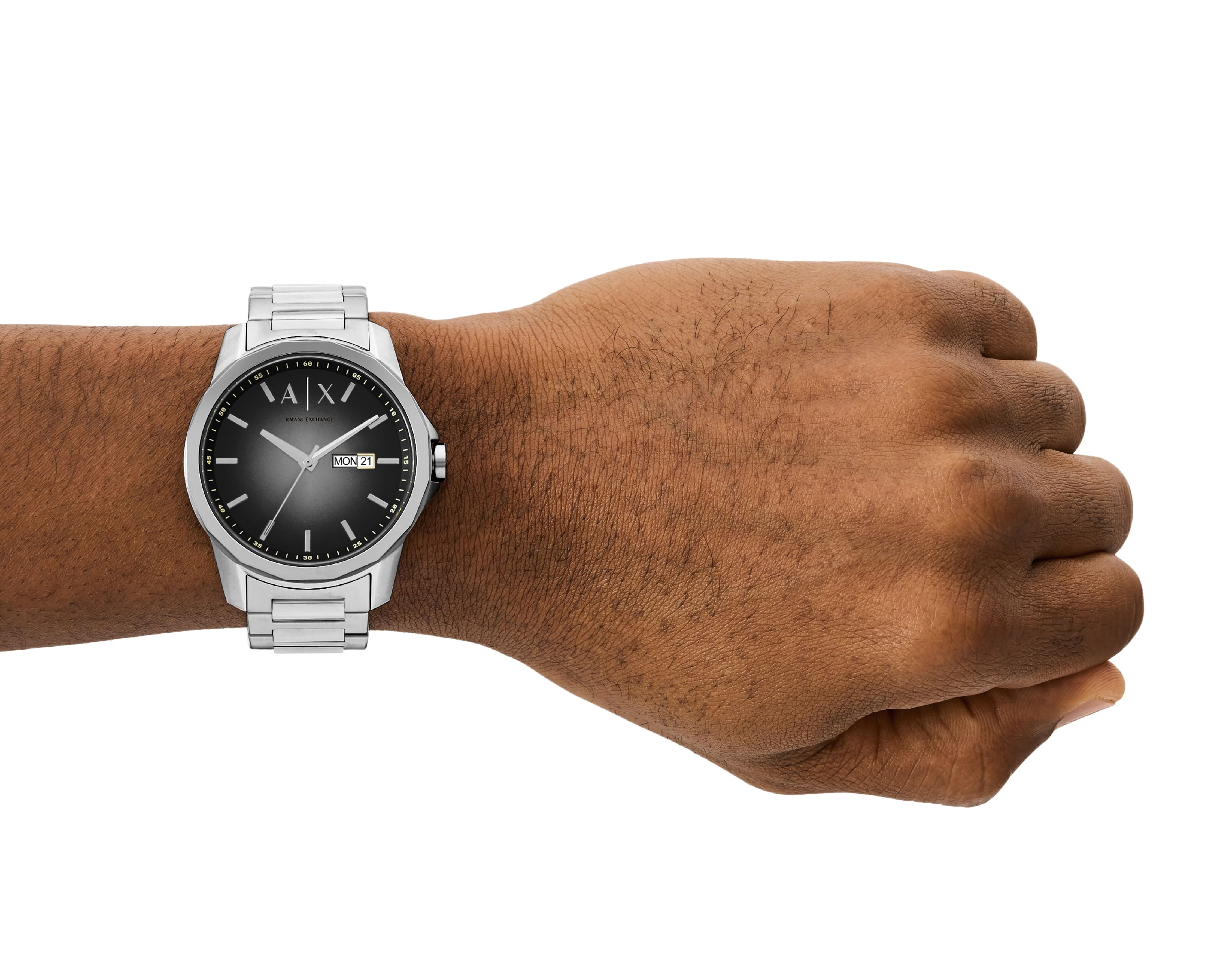 Foto 5 pulgar | Foto 4 | Reloj Armani Exchange Banks Plateado