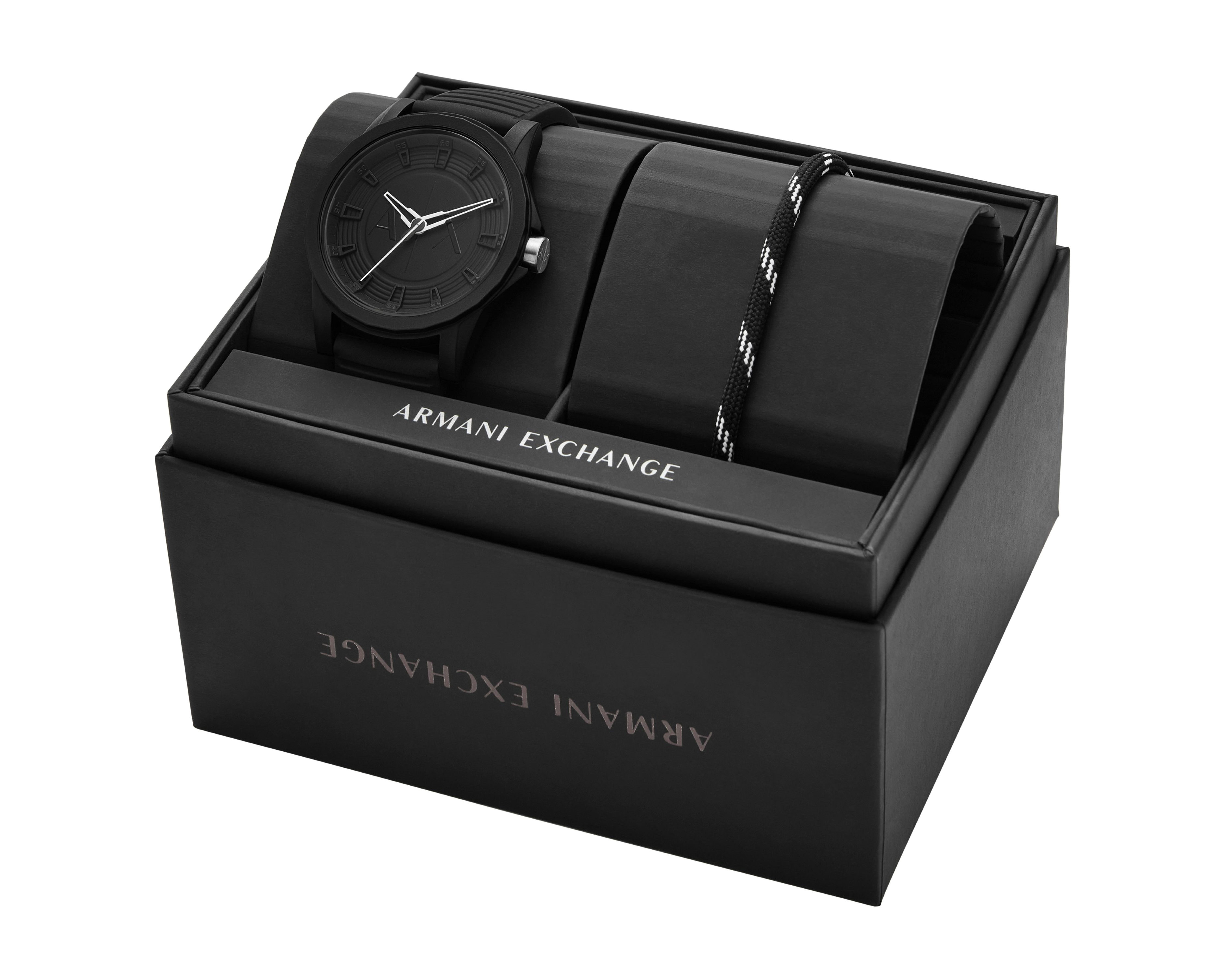 Foto 7 | Foto 7 | Reloj para Hombre Armani Exchange AX7159SET Negro